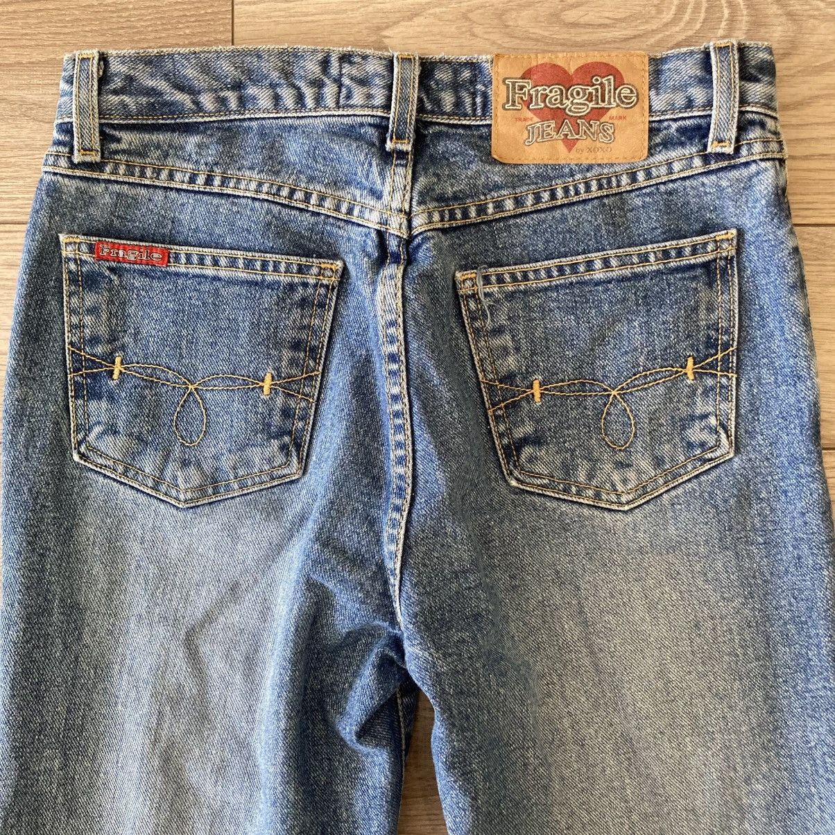 XOXO Vtg Y2k flare wide leg fragile jeans by xoxo Size 28" / US 6 / IT 42 - 9 Thumbnail