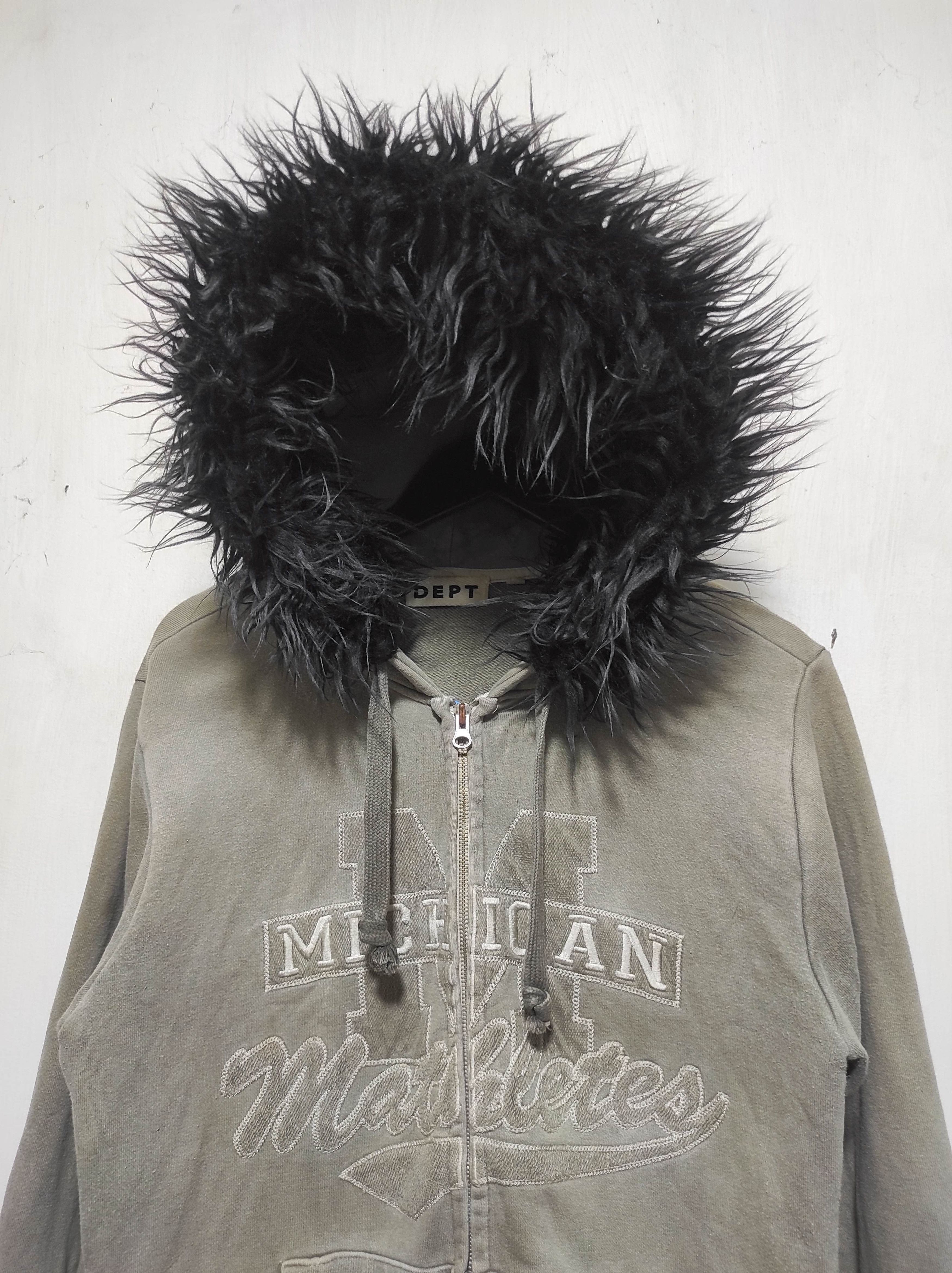 Hysteric Glamour DEPT Michigan Mathteyes zip Fur hoodie LGB style Size US L / EU 52-54 / 3 - 3 Thumbnail