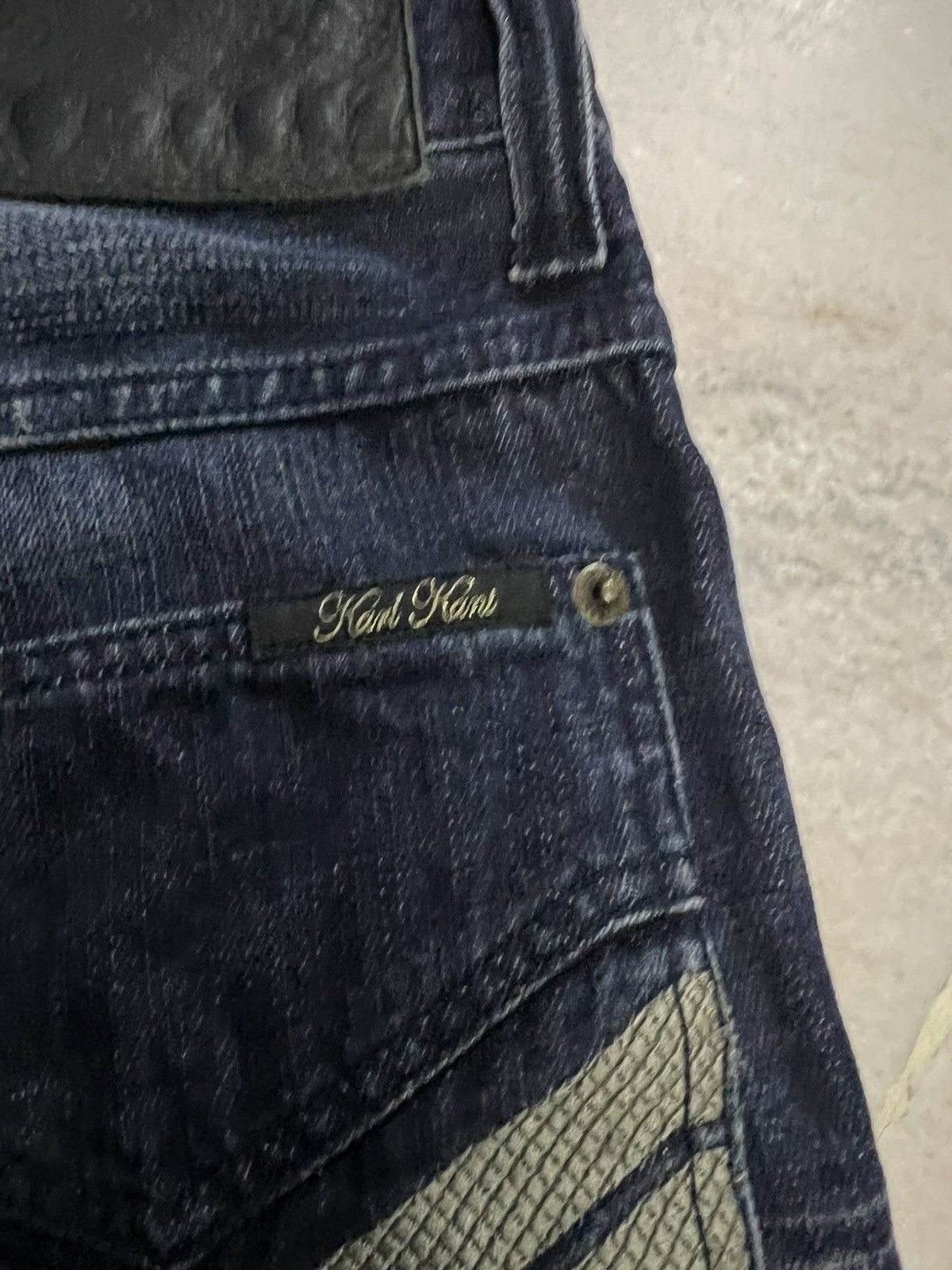 Japanese Brand 💥Vintage 90’s Style Karl Kani Double Knee Distress Jean Size US 30 / EU 46 - 15 Thumbnail