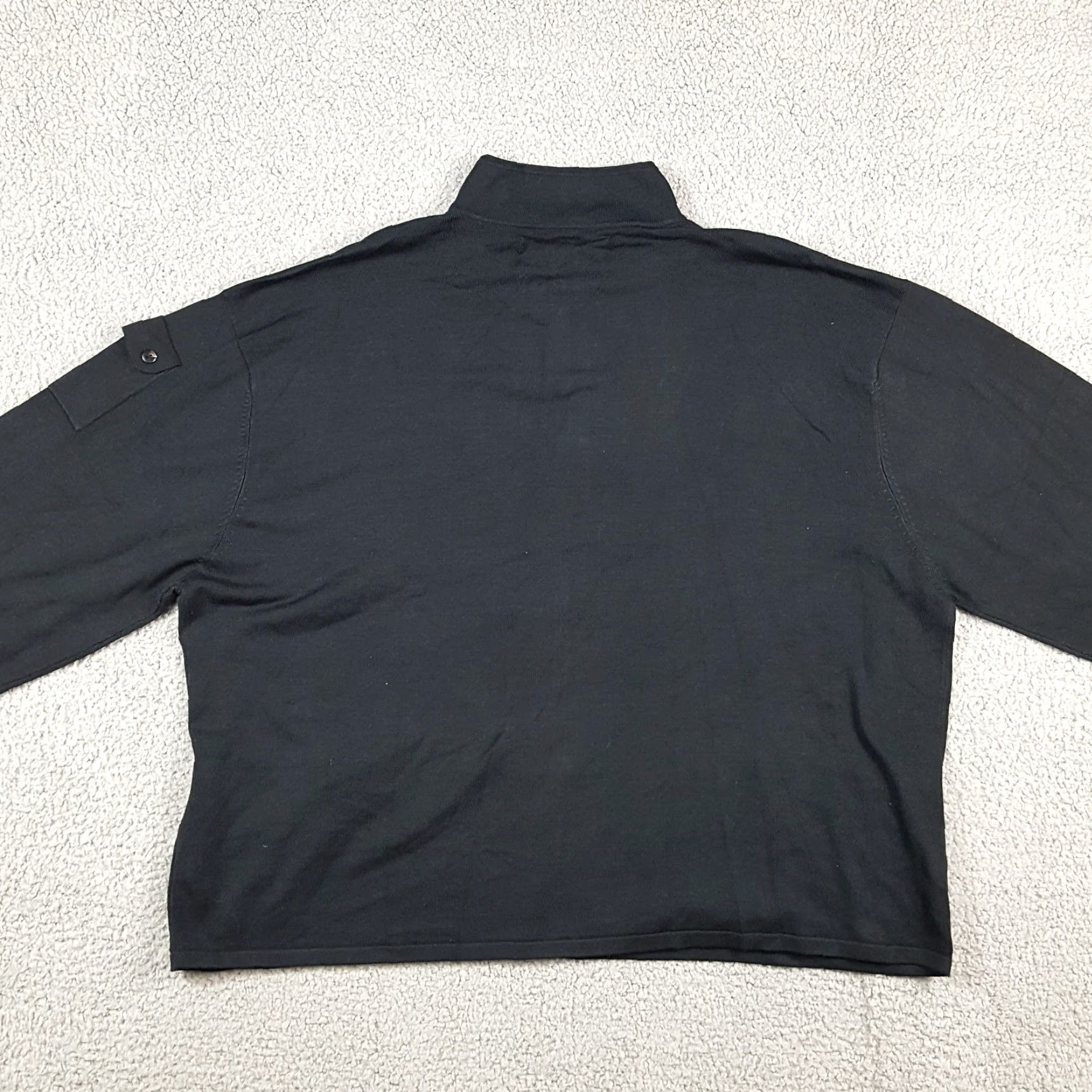 Vintage VINTAGE Jamie Sadock Black Silk Knit Cardigan Sweater Women's XL Long Sleeve Frog Button Preppy 90s Retro Size XL / US 12-14 / IT 48-50 - 6 Thumbnail