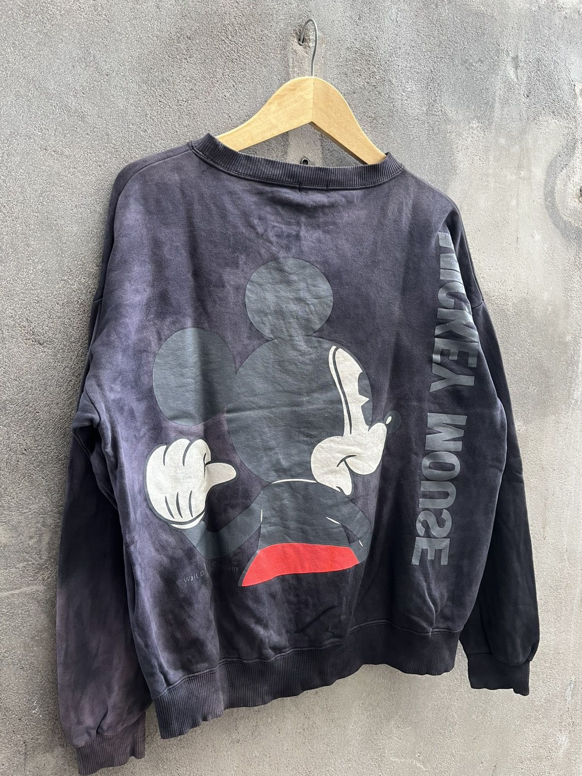 Japanese Brand Vintage Disney Mickey Mouse Faded Sweatshirt Size US XXL / EU 58 / 5 - 4 Thumbnail