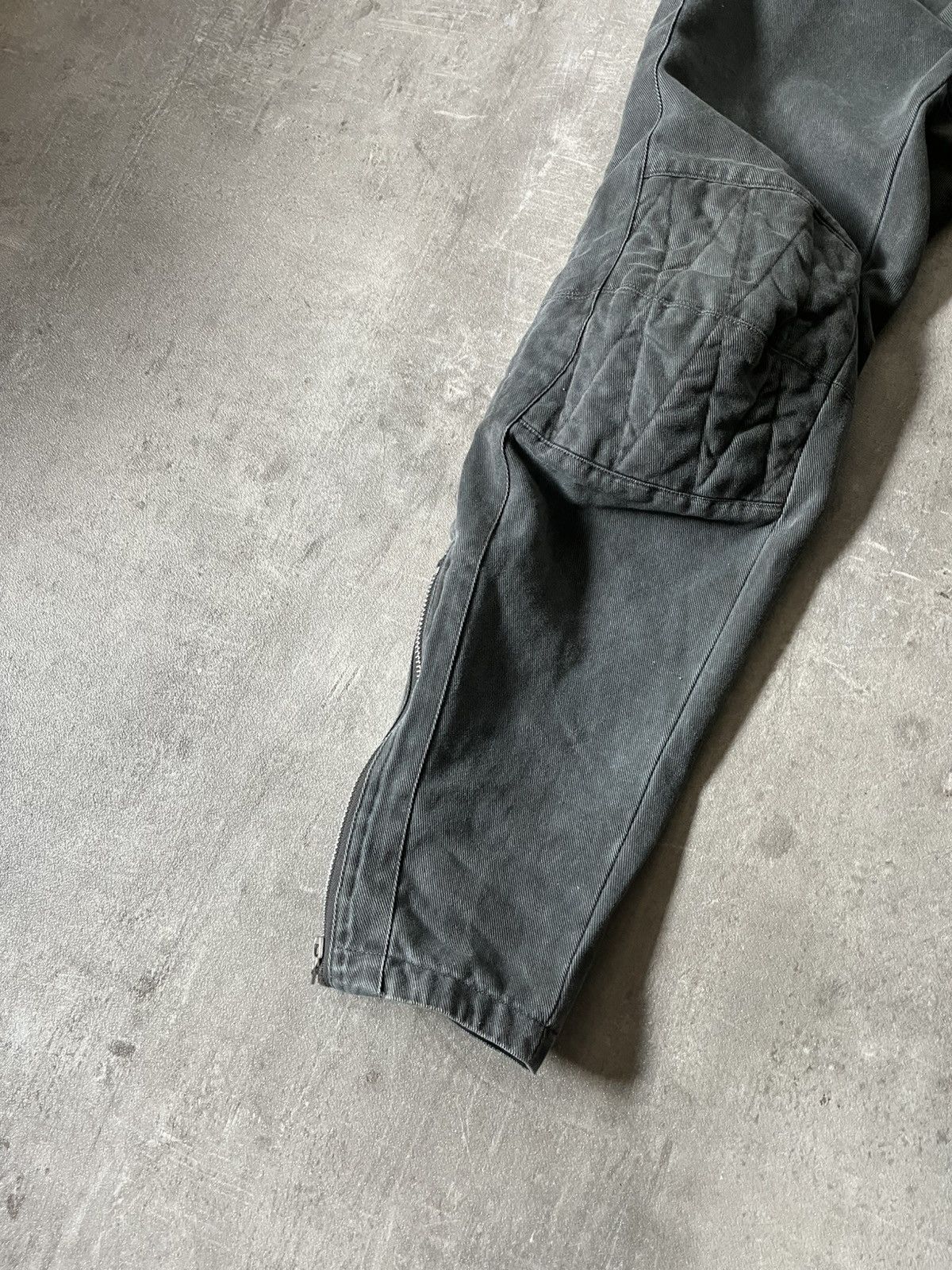 Dries Van Noten Dries Van Noten Biker moto khaki pants A/W 14 Size US 32 / EU 48 - 3 Thumbnail