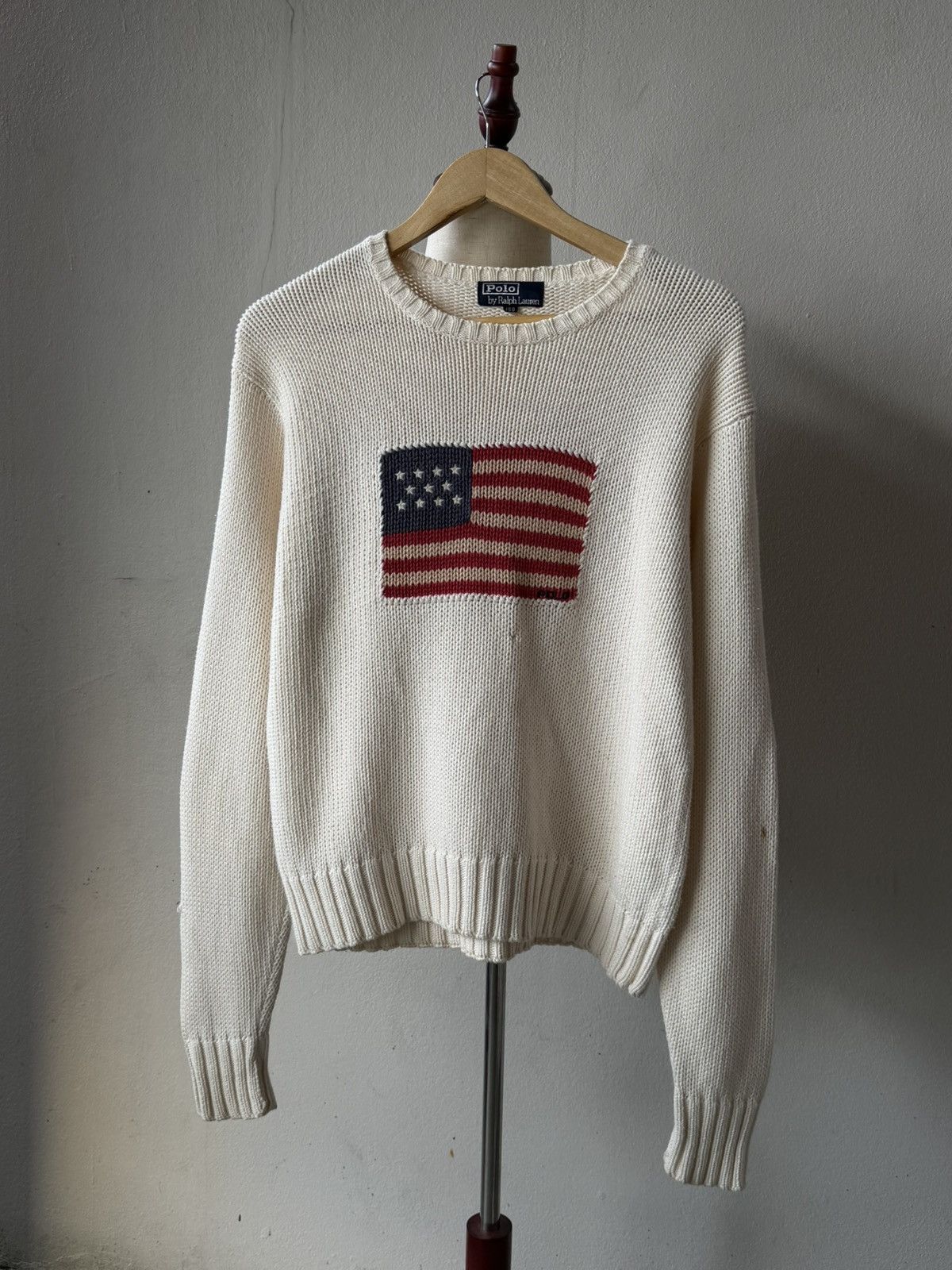 Polo Ralph Lauren POLO RALPH LAUREN USA FLAG KNITWEAR Size US L / EU 52-54 / 3 - 1 Thumbnail