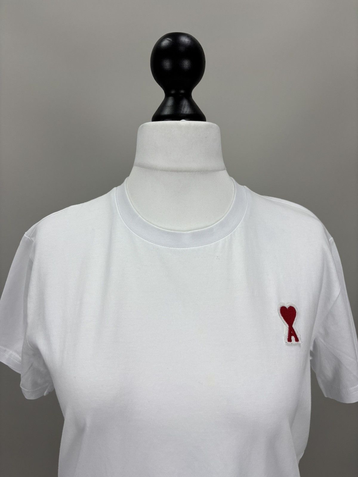 AMI Womens t shirt Alexandre Mattiussi AMI Size S Color White Size S / US 4 / IT 40 - 3 Thumbnail