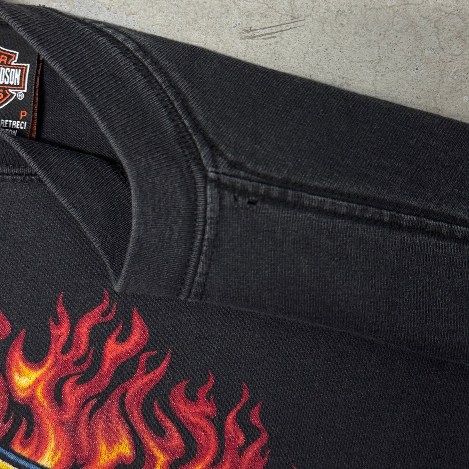 Harley Davidson Vintage Harley Davidson Flame Longsleeve Size US S / EU 44-46 / 1 - 5 Thumbnail