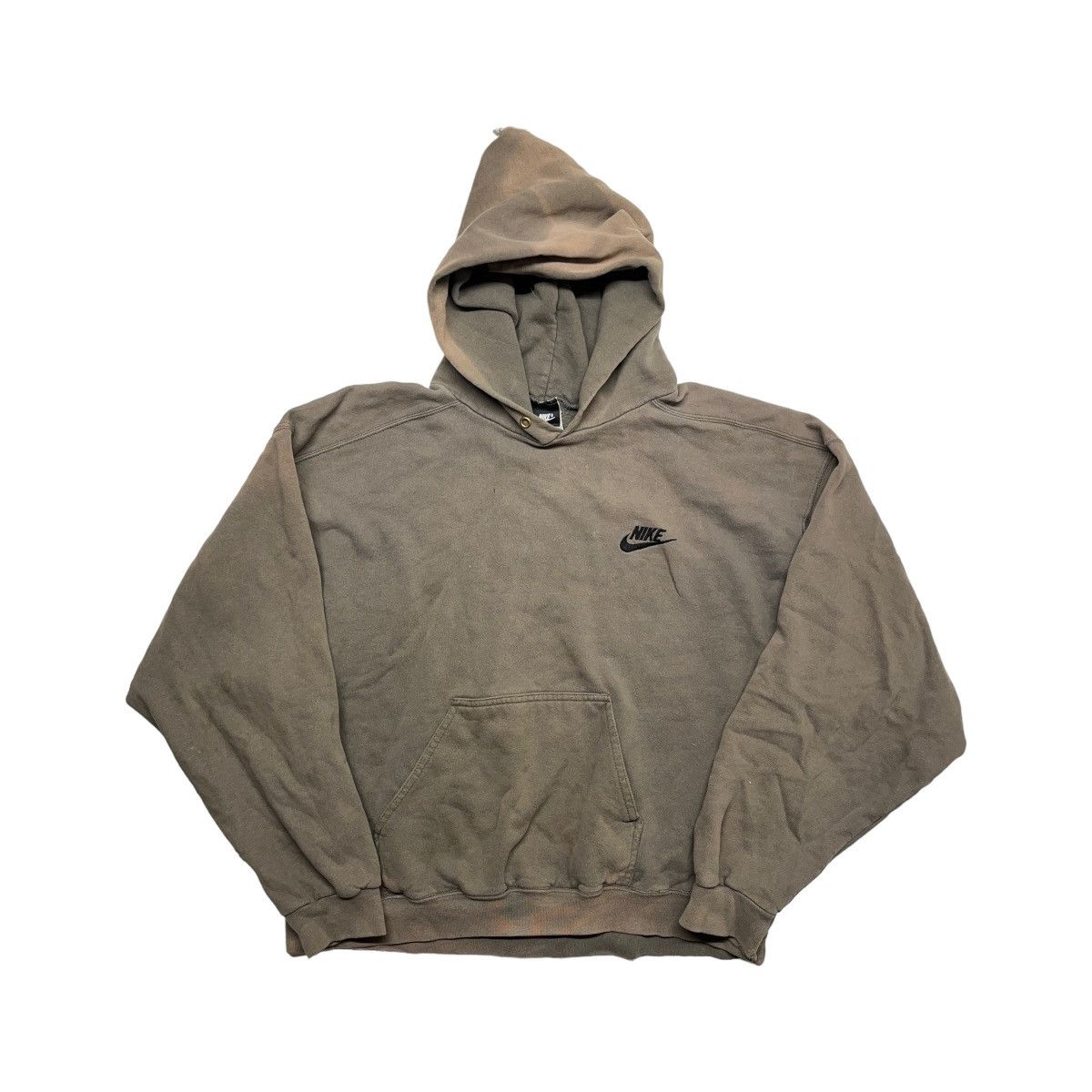 2000s Nike Spellout Hoodie Mocha