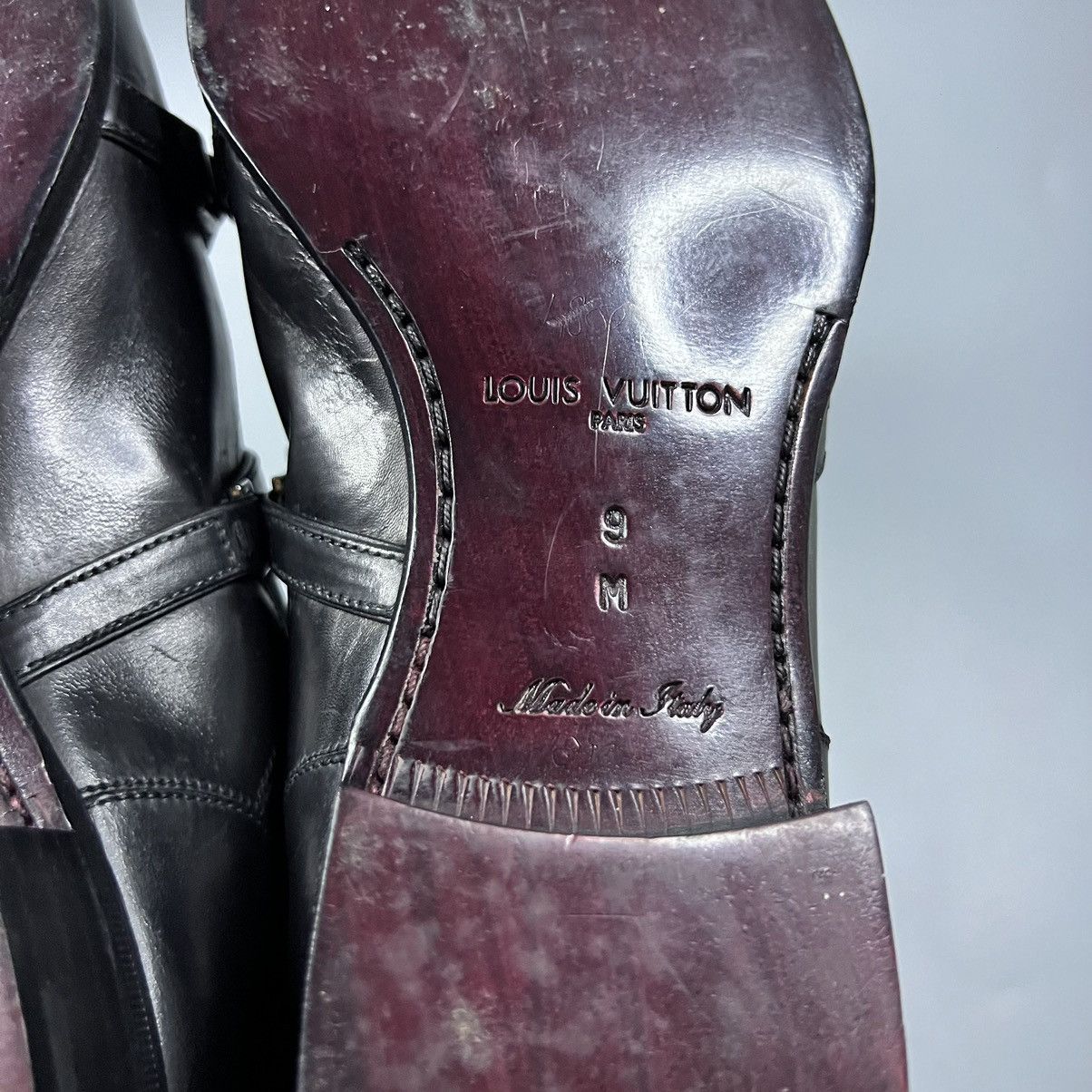 Louis Vuitton Louis Vuitton LV Logo Equinox Derby Leather Shoes Size US 9 / EU 42 - 12 Thumbnail