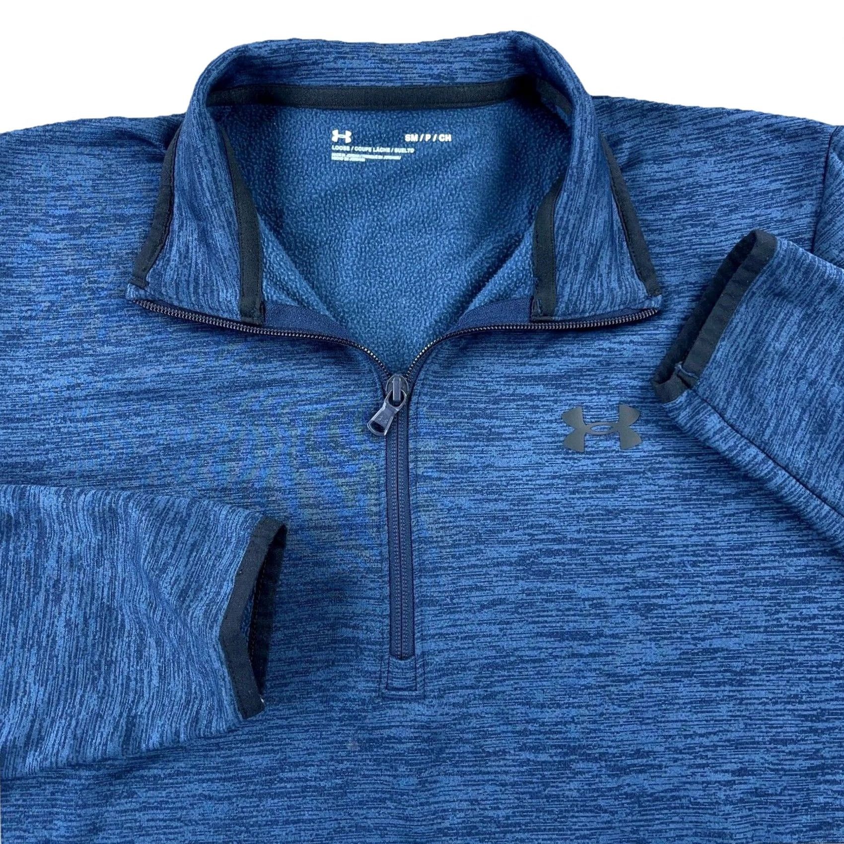 Under Armour Under Armour Men Small Blue Gray Pullover Quarter Zip Sweatshirt Golf Loose Size US S / EU 44-46 / 1 - 2 Thumbnail