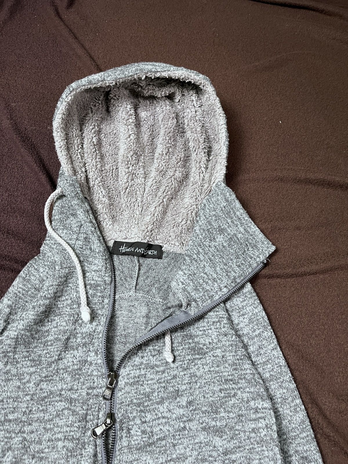 Japanese Brand Zipper Heaven And Earth Skulls knit Size US M / EU 48-50 / 2 - 5 Thumbnail