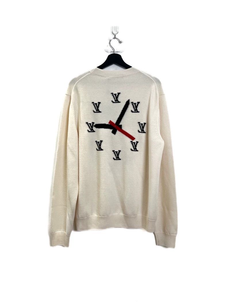 Louis Vuitton Louis Vuitton Clock crewneck pullover wool sweater Size US XL / EU 56 / 4 - 3 Thumbnail