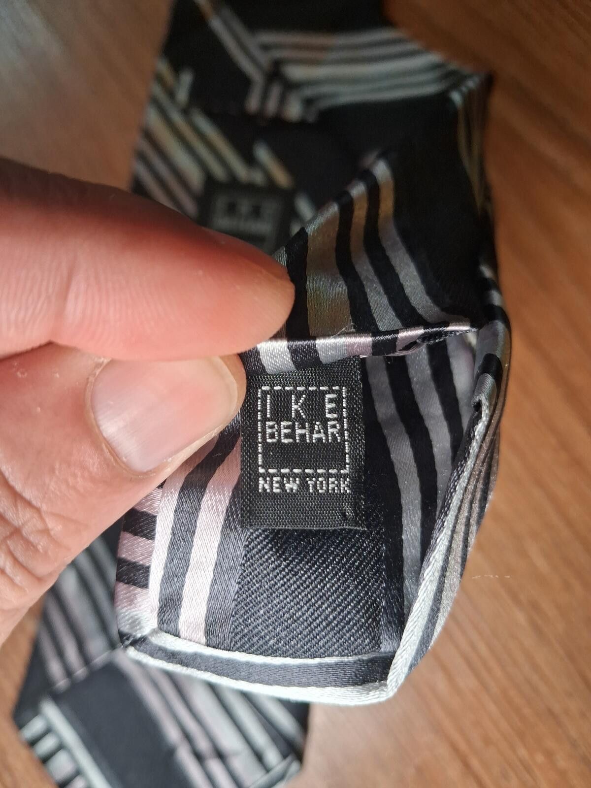 Ike Behar Ike Behar Silk Tie Multicolor Striped Handmade in USA Size ONE SIZE - 3 Thumbnail