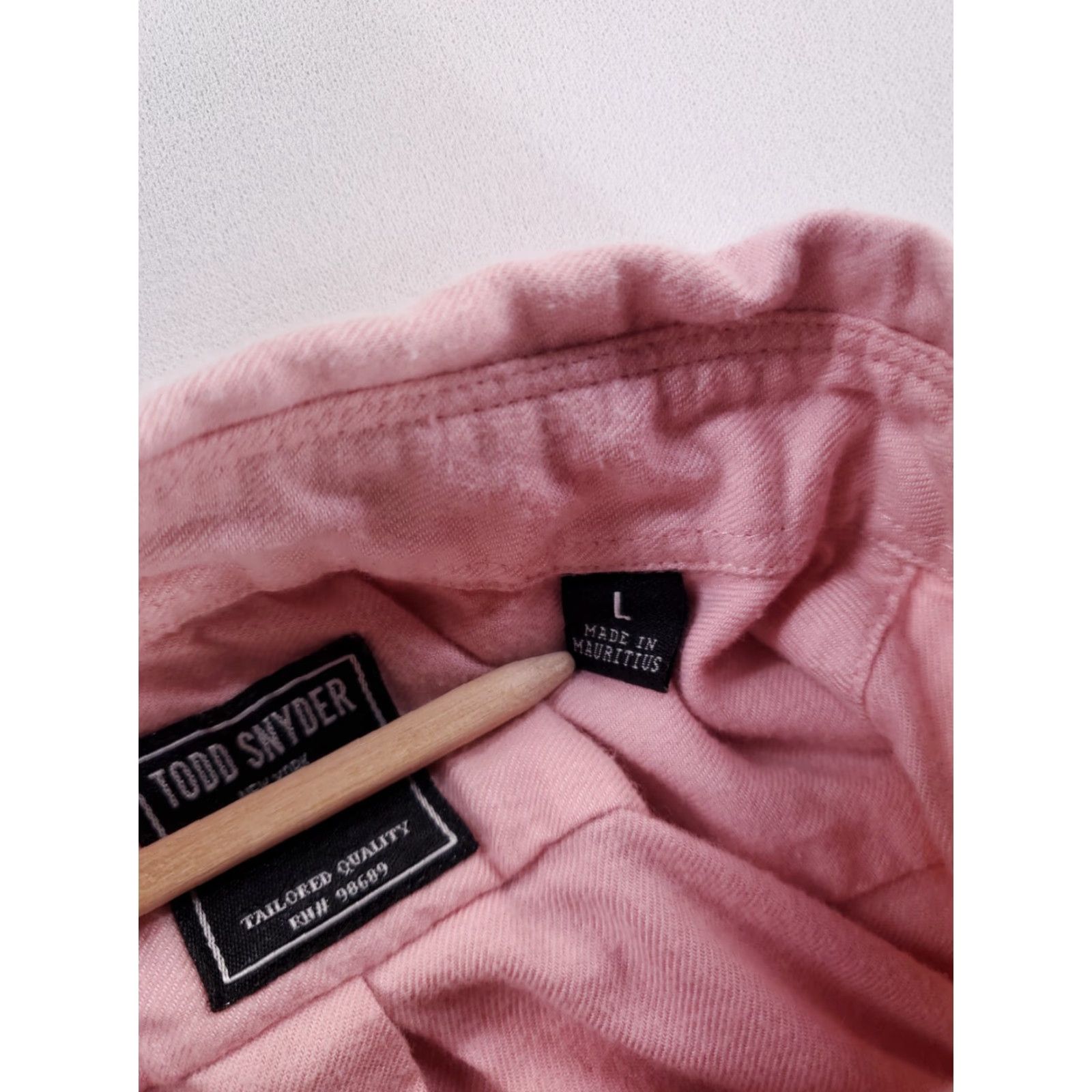 Todd Snyder Todd Snyder Button-Down Shirt Pink Long Sleeve Mens L Size US L / EU 52-54 / 3 - 4 Thumbnail