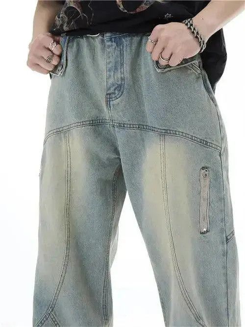 VIBE Embroidered Stacked Denim Jeans Size US 30 / EU 46 - 8 Thumbnail