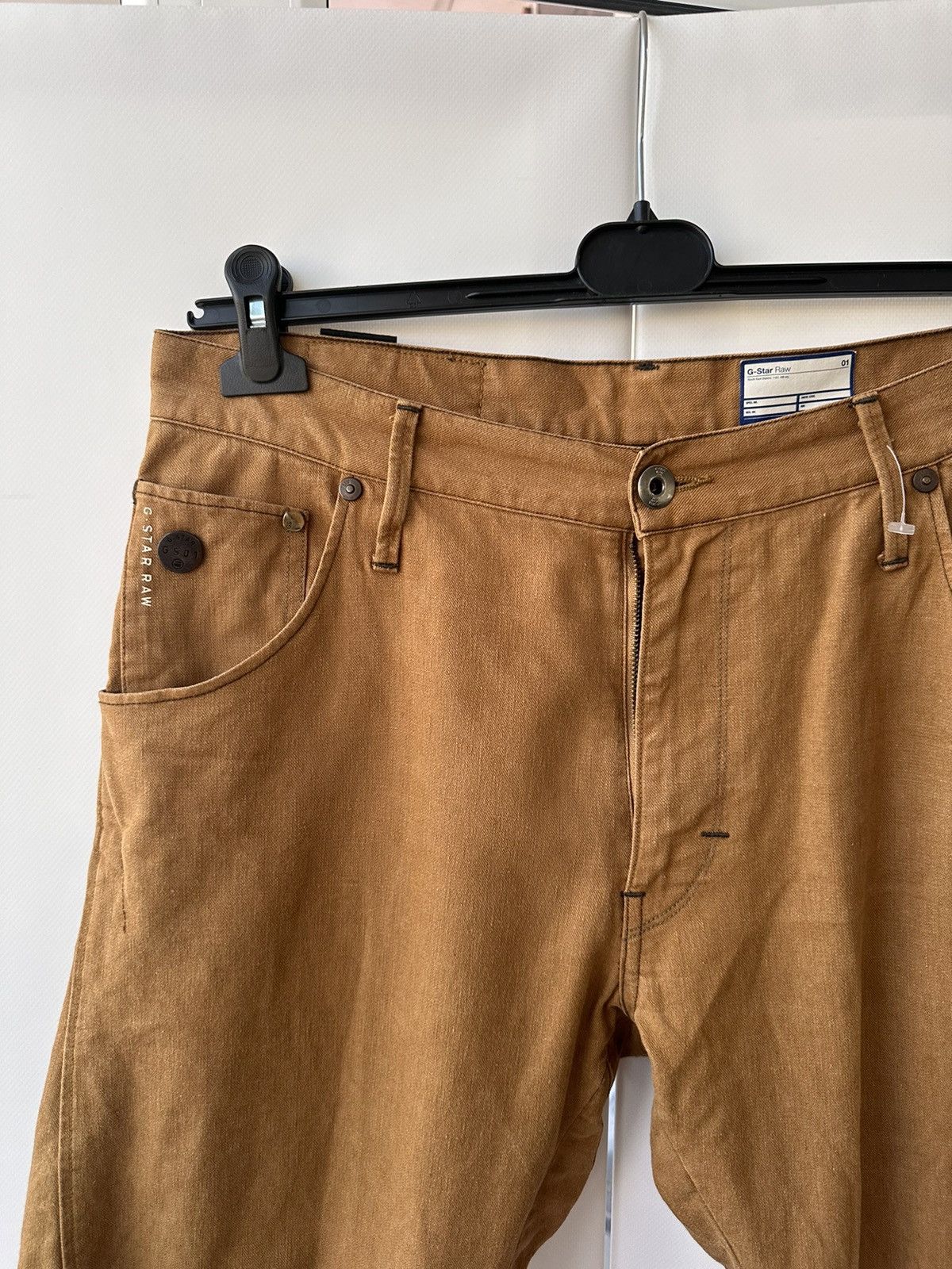 G-Star Vintage G-Star Raw denim banana jeans size 33/34 rare brown Size US 33 - 4 Thumbnail