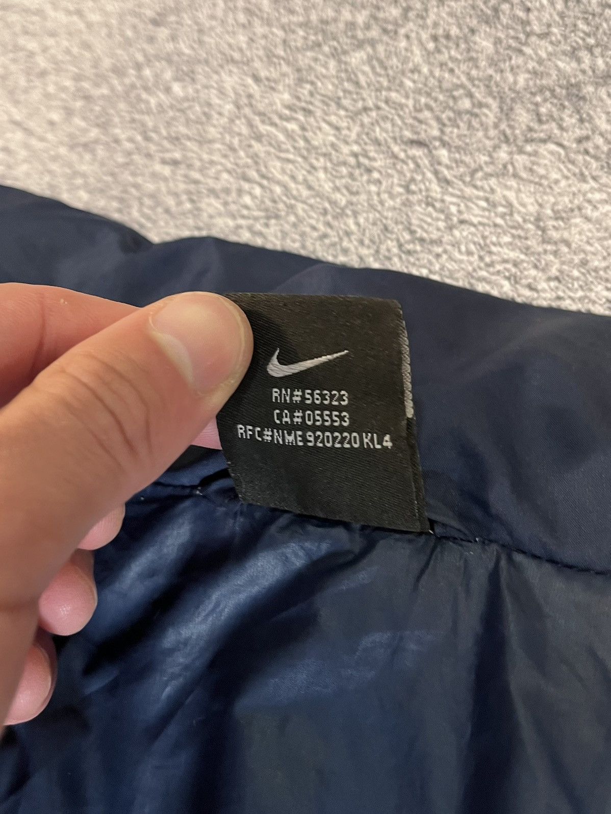 Nike Vintage Nike Down Puffer Jacket Blue Mini Swoosh Y2K 90s S Size US S / EU 44-46 / 1 - 6 Thumbnail