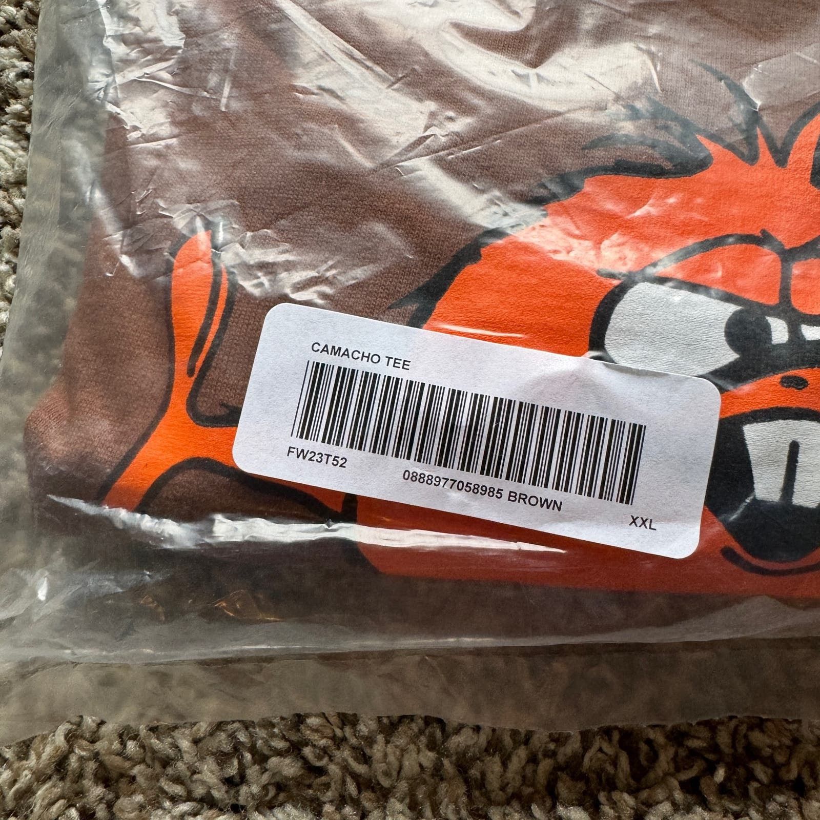 Supreme Supreme Camacho Tee Brown FW23 XXL Size US XXL / EU 58 / 5 - 2 Thumbnail