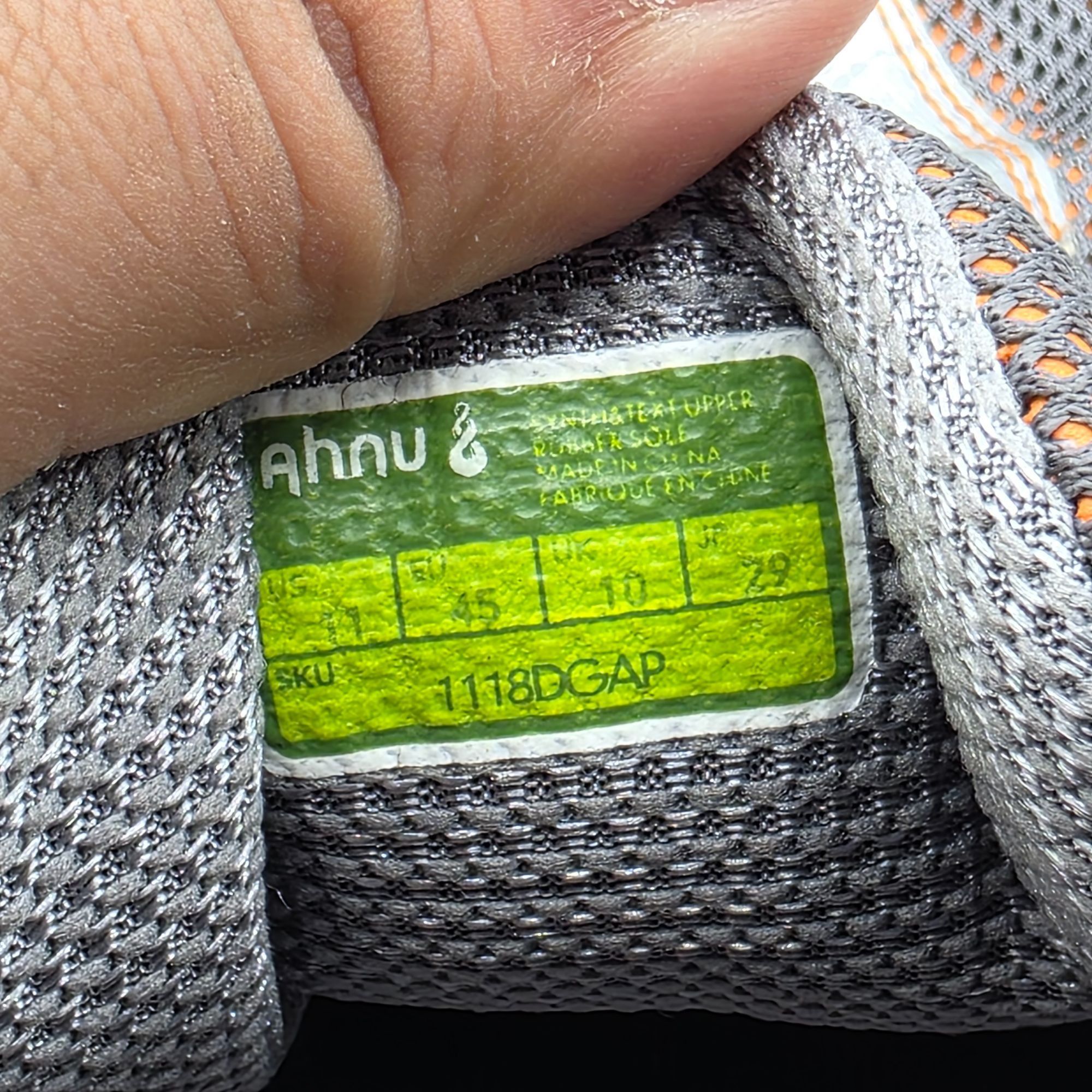 Other Ahnu Mens 11 Gray Hiking Shoes Vibram Soles Camping Outdoors Size US 11 / EU 44 - 7 Thumbnail