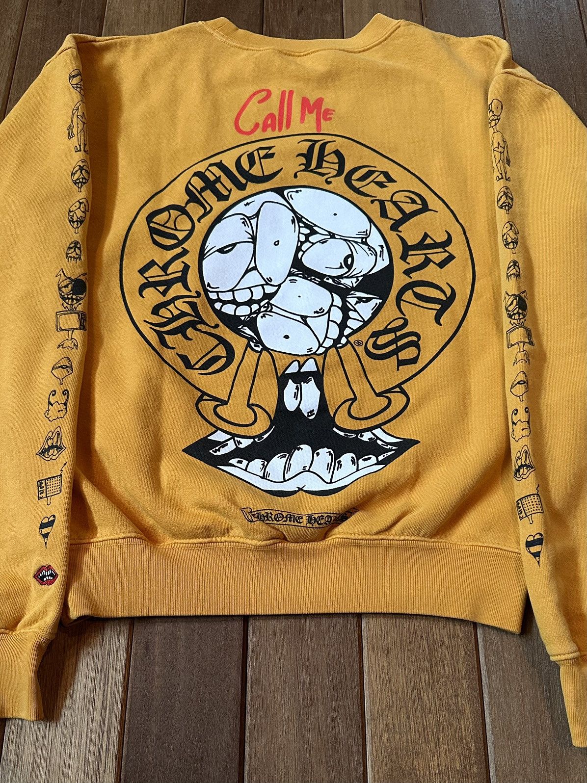 Chrome Hearts Chrome Hearts Matty Call Me Crew Sweatshirt (XS) Size US XS / EU 42 / 0 - 3 Thumbnail