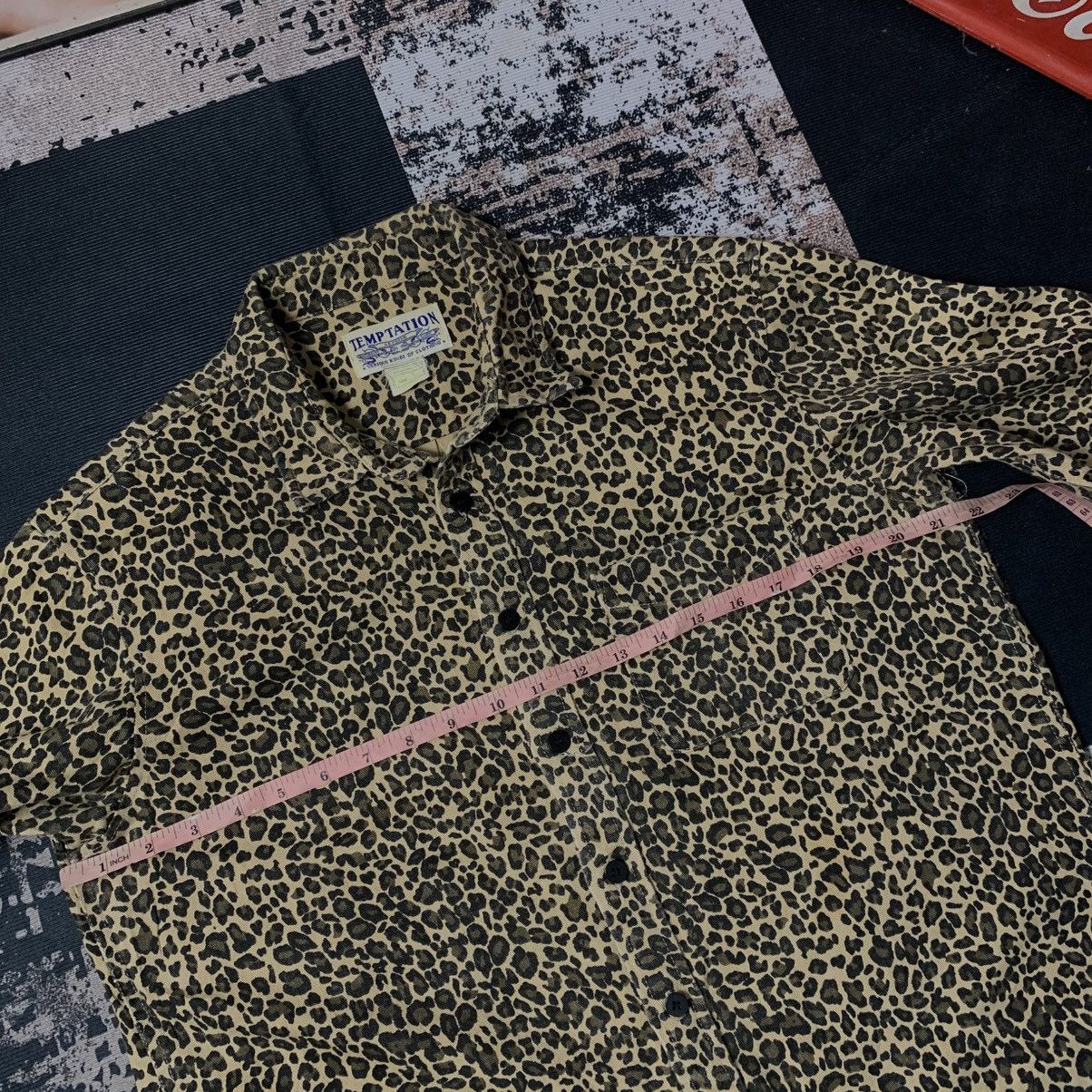Japanese Brand Temptation Leopard Button Up shirt Size US L / EU 52-54 / 3 - 12 Thumbnail