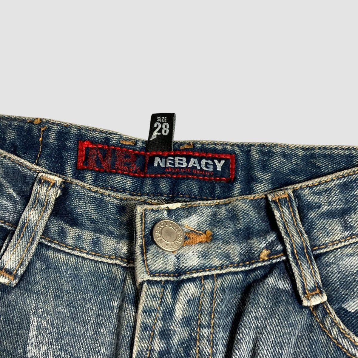 Hysteric Glamour × Japanese Brand NEBAJY Painted Art 1942 Unique Jeans Size US 28 / EU 44 - 6 Thumbnail