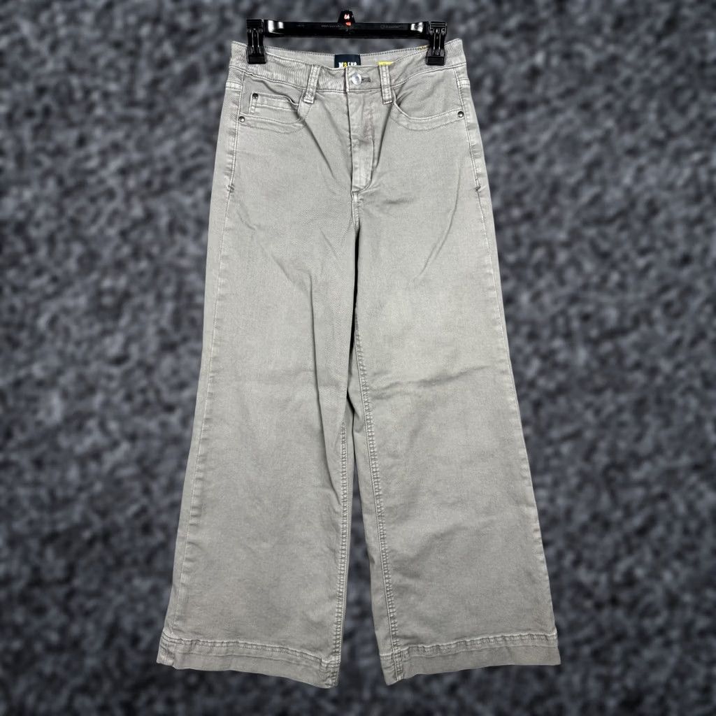 Anthropologie Anthropologie Jeans Womens 27 Gray Maeve Size Wide Leg High Rise Boho Relaxed Marine Size 27" / US 4 / IT 40 - 1 Thumbnail