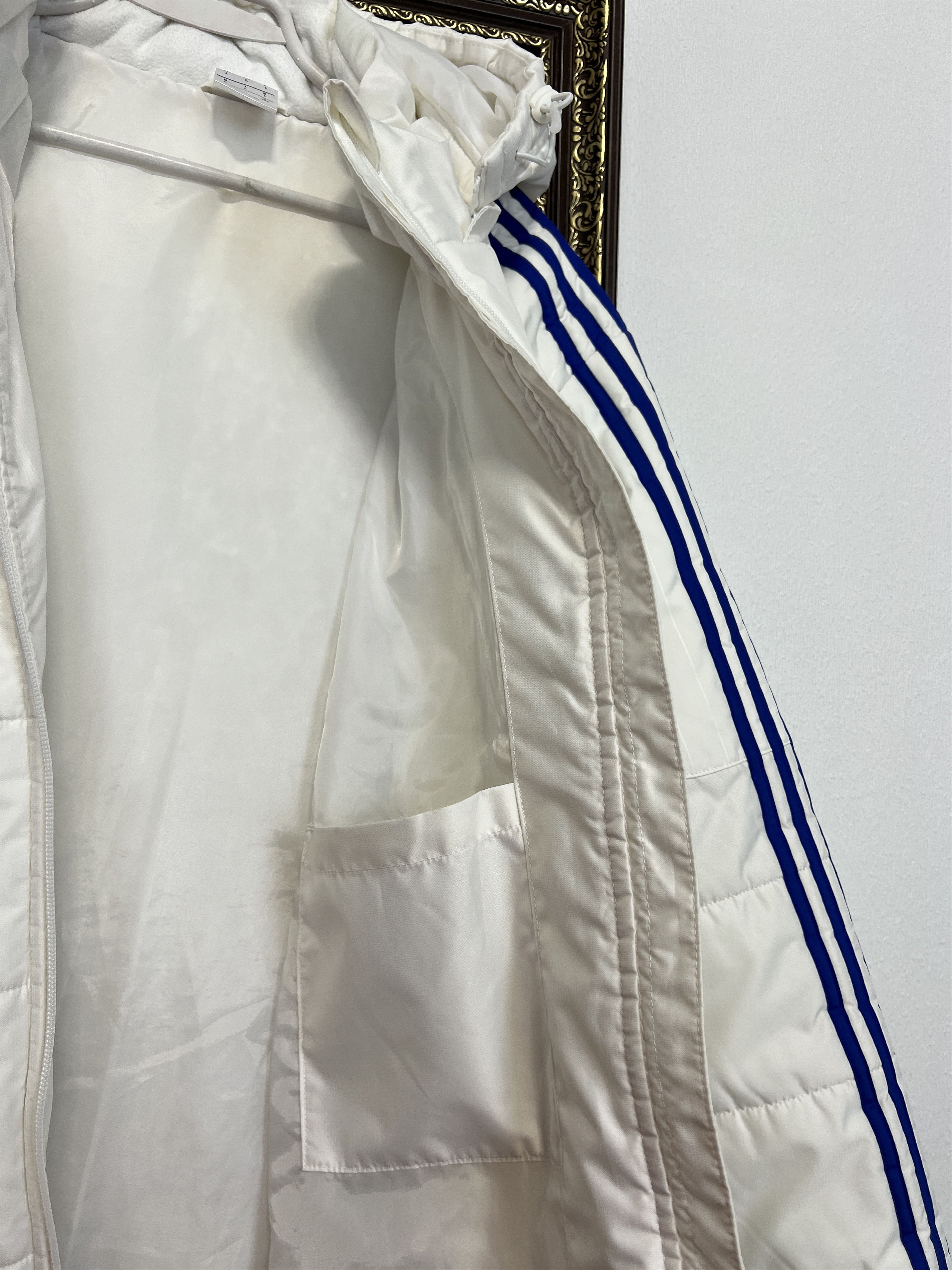 Adidas Chelsea Football Padded Jacket Hooded Soccer Track Top Size US L / EU 52-54 / 3 - 6 Thumbnail