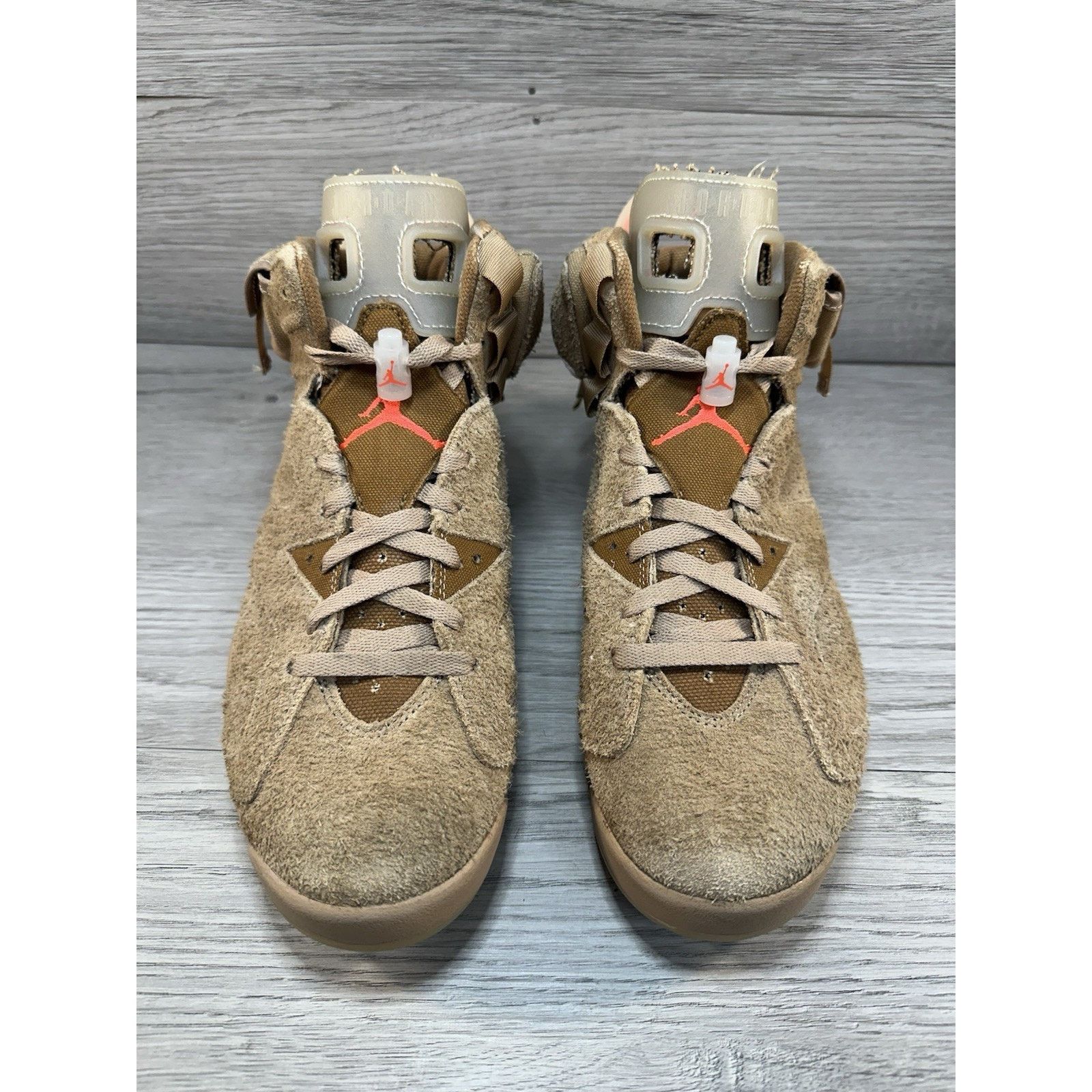 Jordan Brand × Travis Scott Jordan 6 Retro x Travis Scott British Khaki - Size 10 Size US 10 / EU 43 - 4 Thumbnail