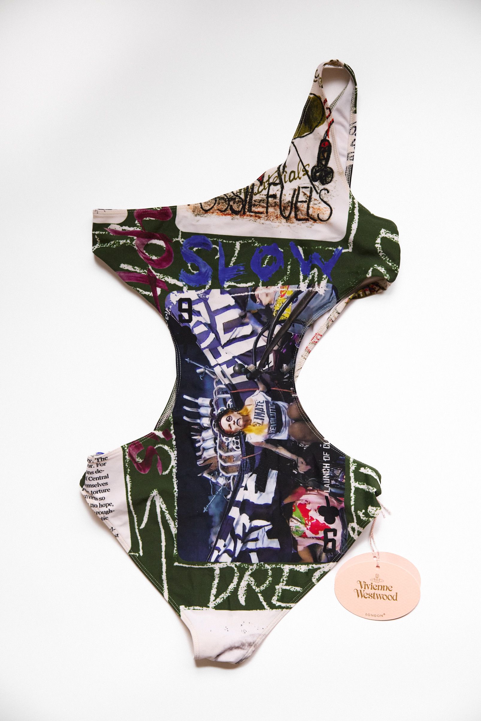 Vivienne Westwood Vivienne Westwood 2018 Unisex Graffiti Body Suit Swim Wear Size M / US 6-8 / IT 42-44 - 4 Thumbnail