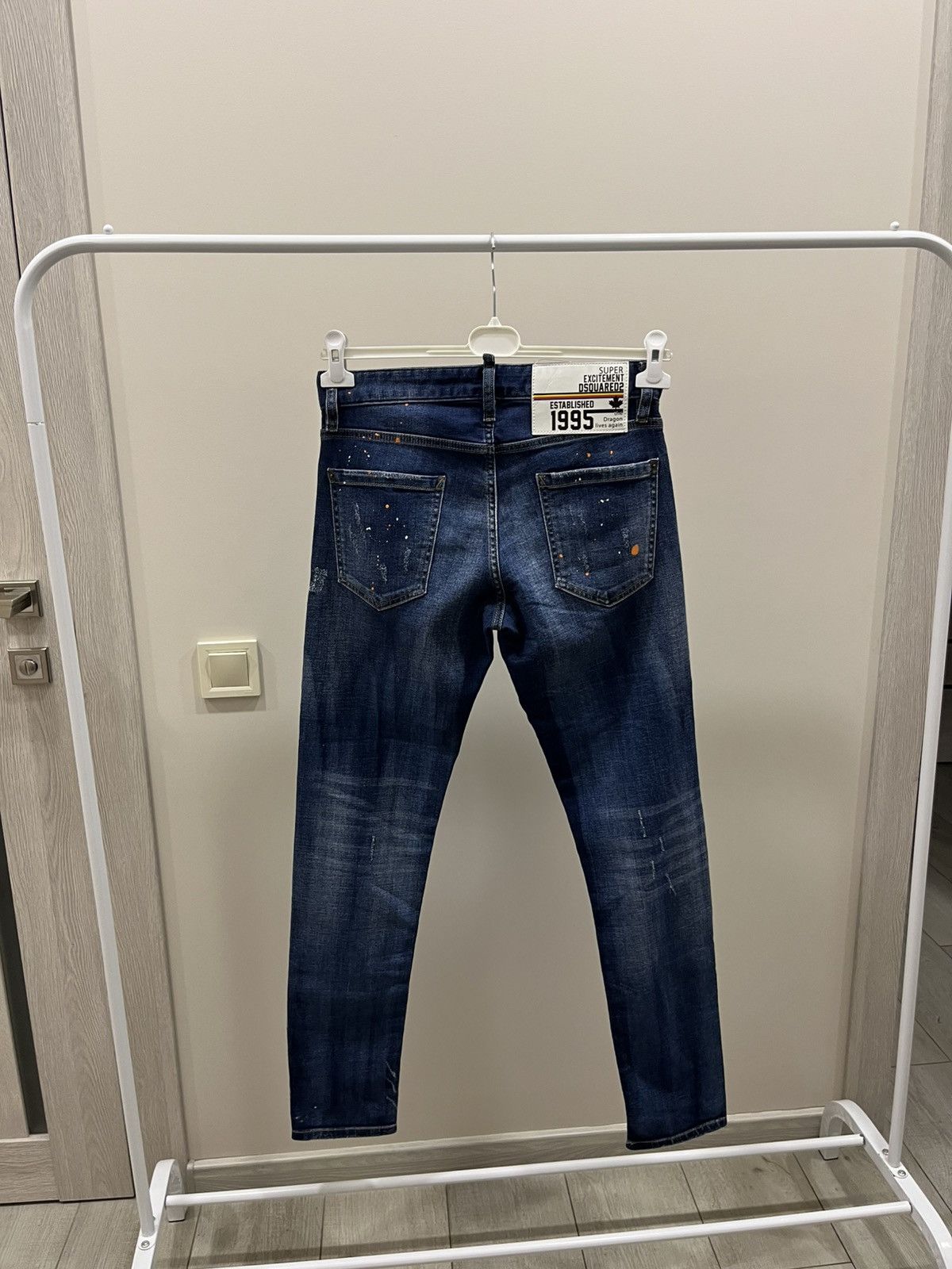 Dsquared2 90s DSQUARED 2 JEANS DENIM PANTS Y2k CHROME PUNK ROCK EMO AL Size US 28 / EU 44 - 4 Thumbnail