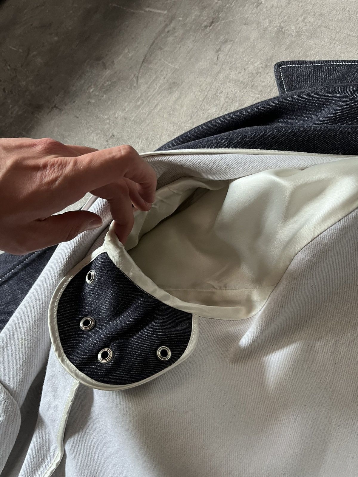 Maison Margiela Maison Margiela A/W 2018 denim coat navy Size US M / EU 48-50 / 2 - 14 Thumbnail