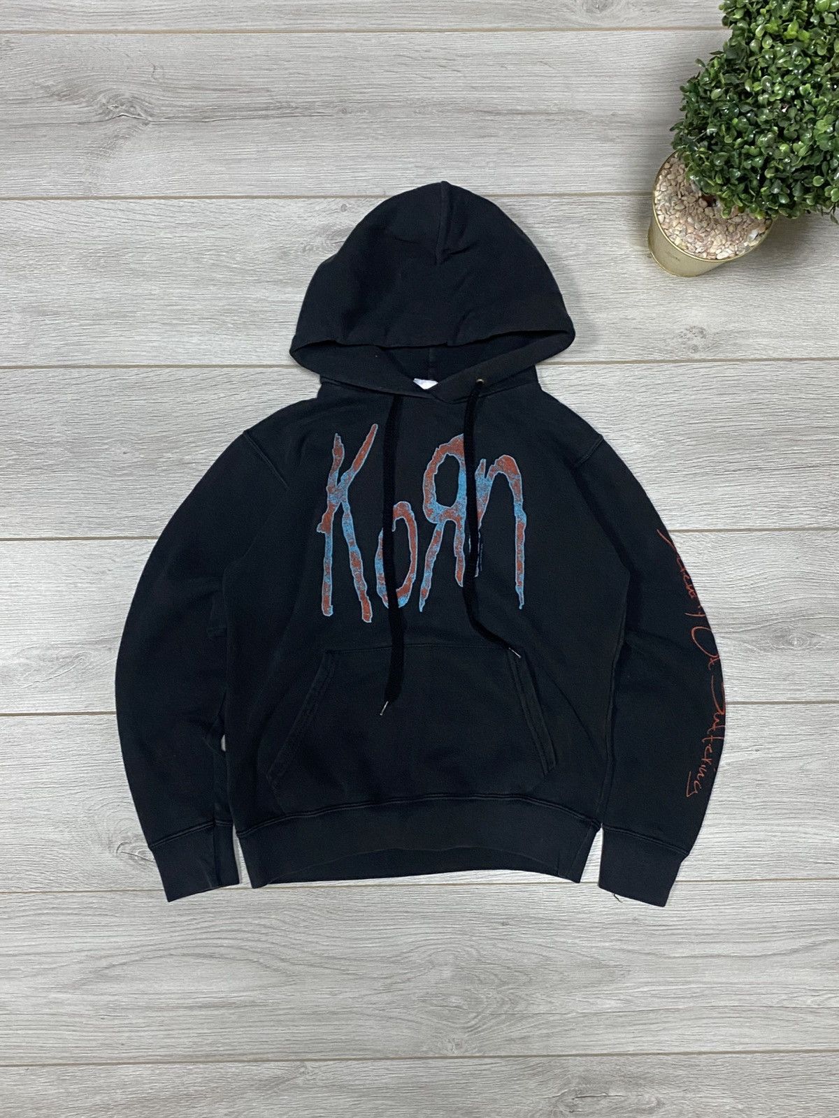 Band Tees Korn vintage Band faded hoodie big print Size US S / EU 44-46 / 1 - 2 Thumbnail