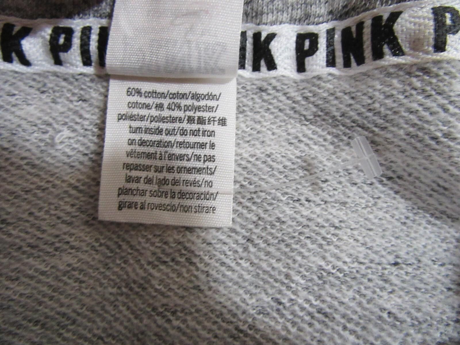 Designer Victoria's Secret Pink Size Large Sweatshirt Sweater Size L / US 10 / IT 46 - 3 Thumbnail