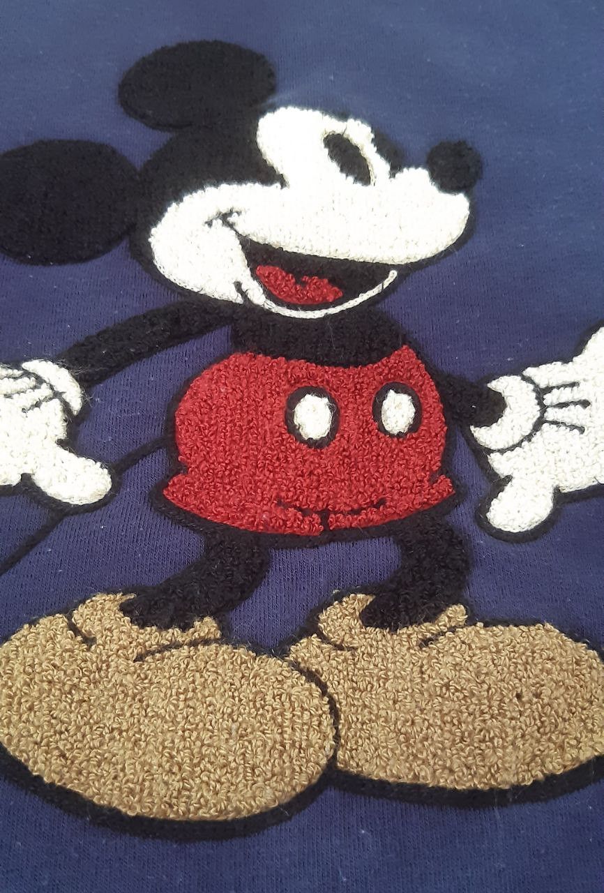 Disney × Mickey Mouse × Vintage 1990s Mickey Mouse Sweatshirt Size US L / EU 52-54 / 3 - 8 Thumbnail