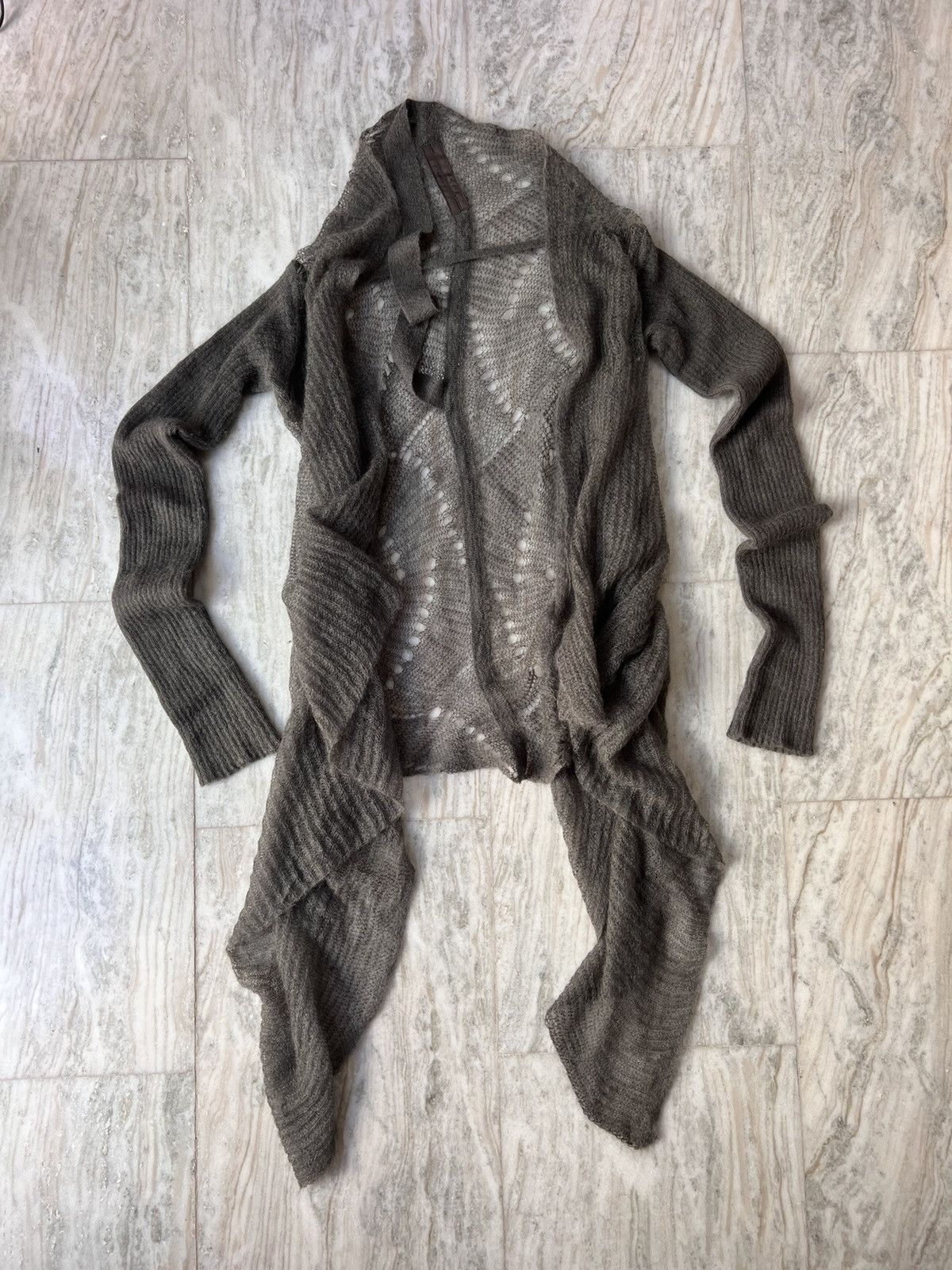 Rick Owens Rick Owens FW08 “Stag” Psycho Knit Cardigan Size US M / EU 48-50 / 2 - 1 Thumbnail