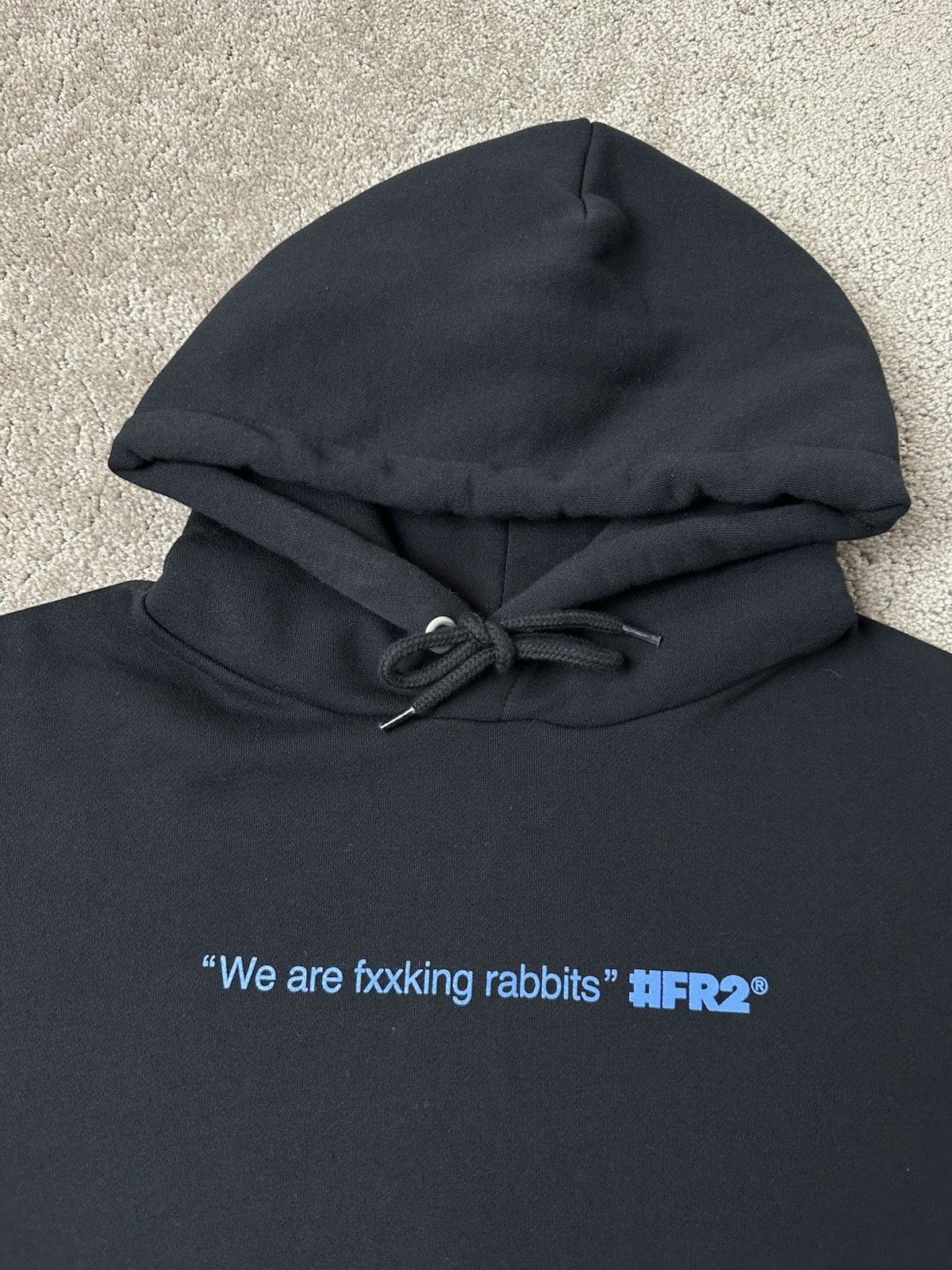 FR2 Rare Mens Hoodie FR2 THE LADY, "We are fxxking rabbits" Sz M Size US M / EU 48-50 / 2 - 4 Thumbnail