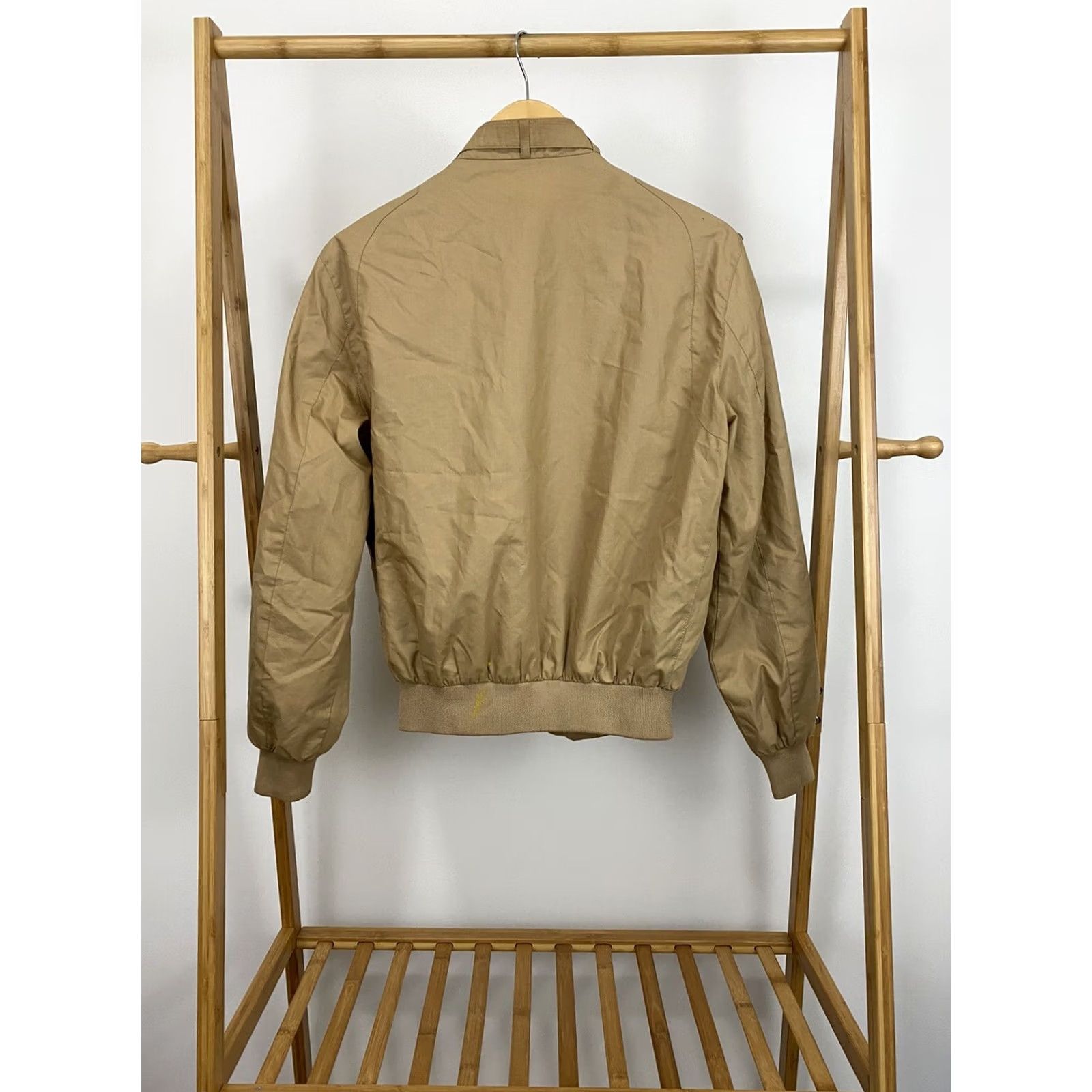Members Only VTG 80s Members Only Cafe Racer Tan Windbreaker Jacket Size 38 Mens Windbreaker Tan 80s Cafe Racer Members Only JacketSize38 Size US XXS / EU 40 - 2 Thumbnail