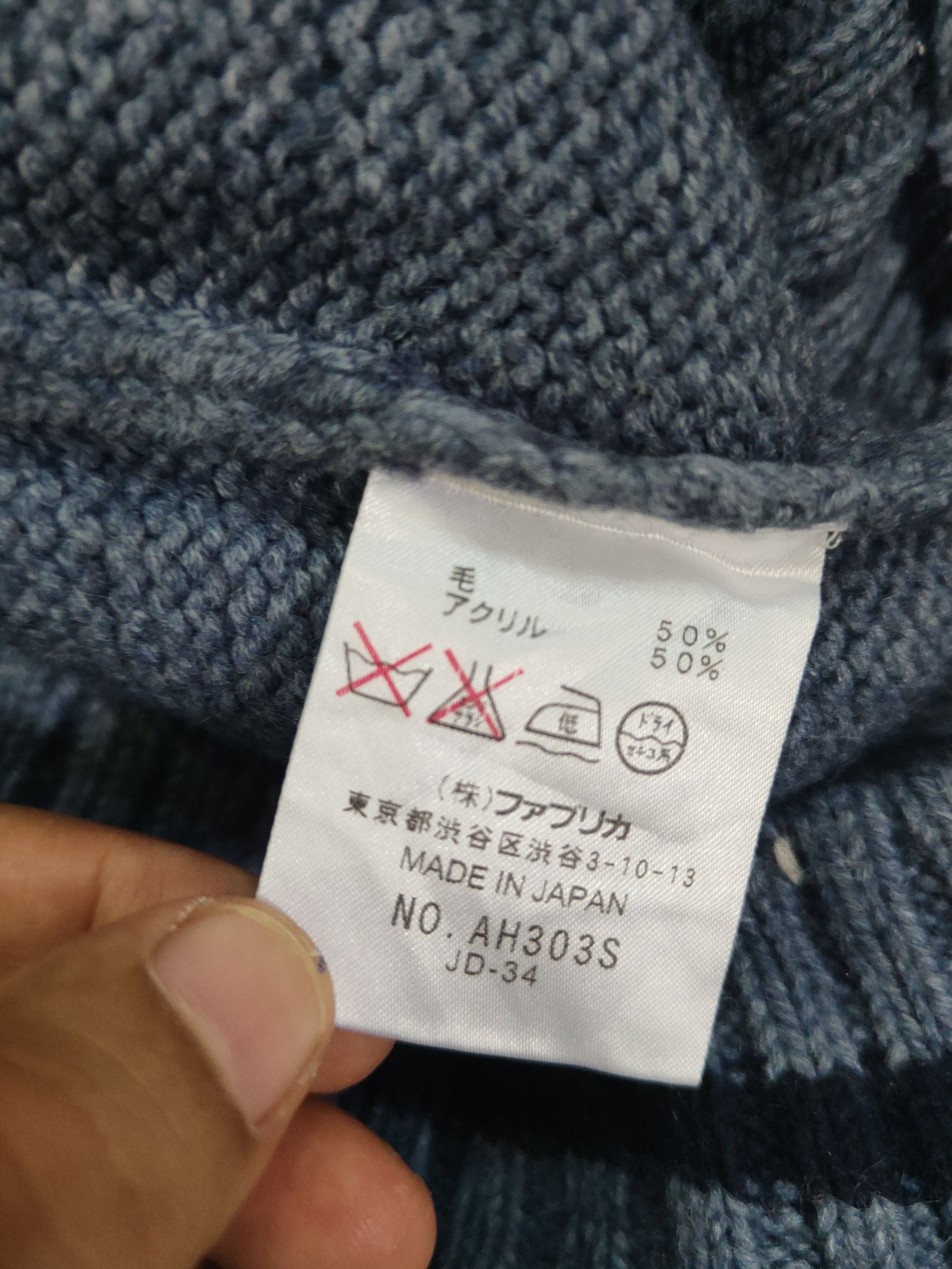 Vintage Lacoste vintage Blue Knitwear Sweatshirts #W1747 Size US M / EU 48-50 / 2 - 10 Thumbnail