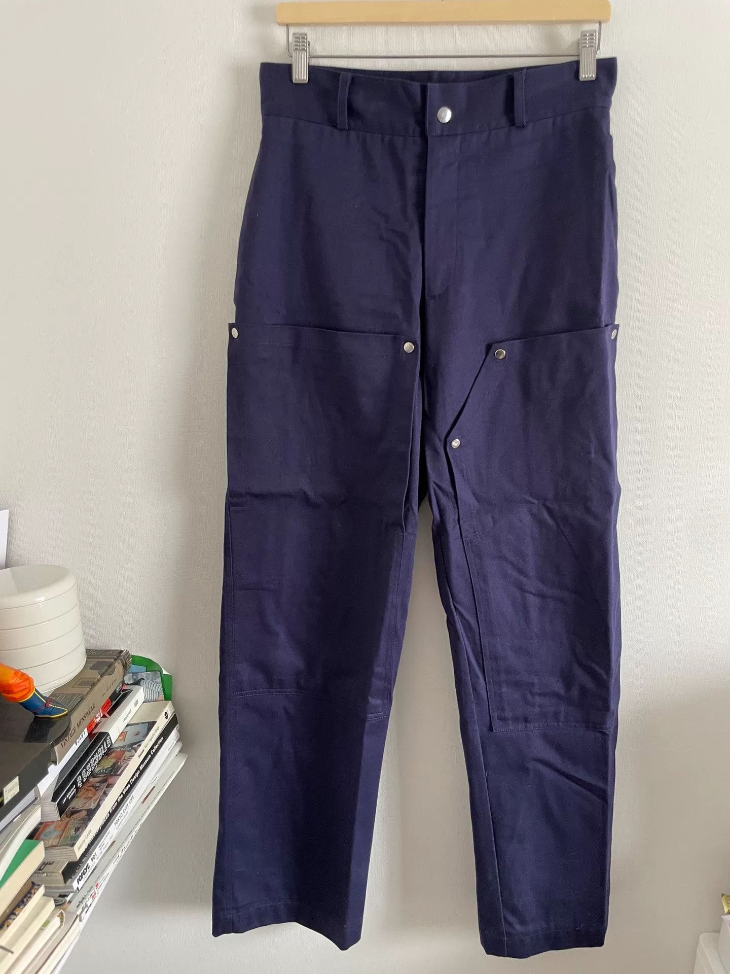 SPENCER BADU Spencer Badu Dark Blue Cargo Pants Size US 32 / EU 48 - 1 Thumbnail