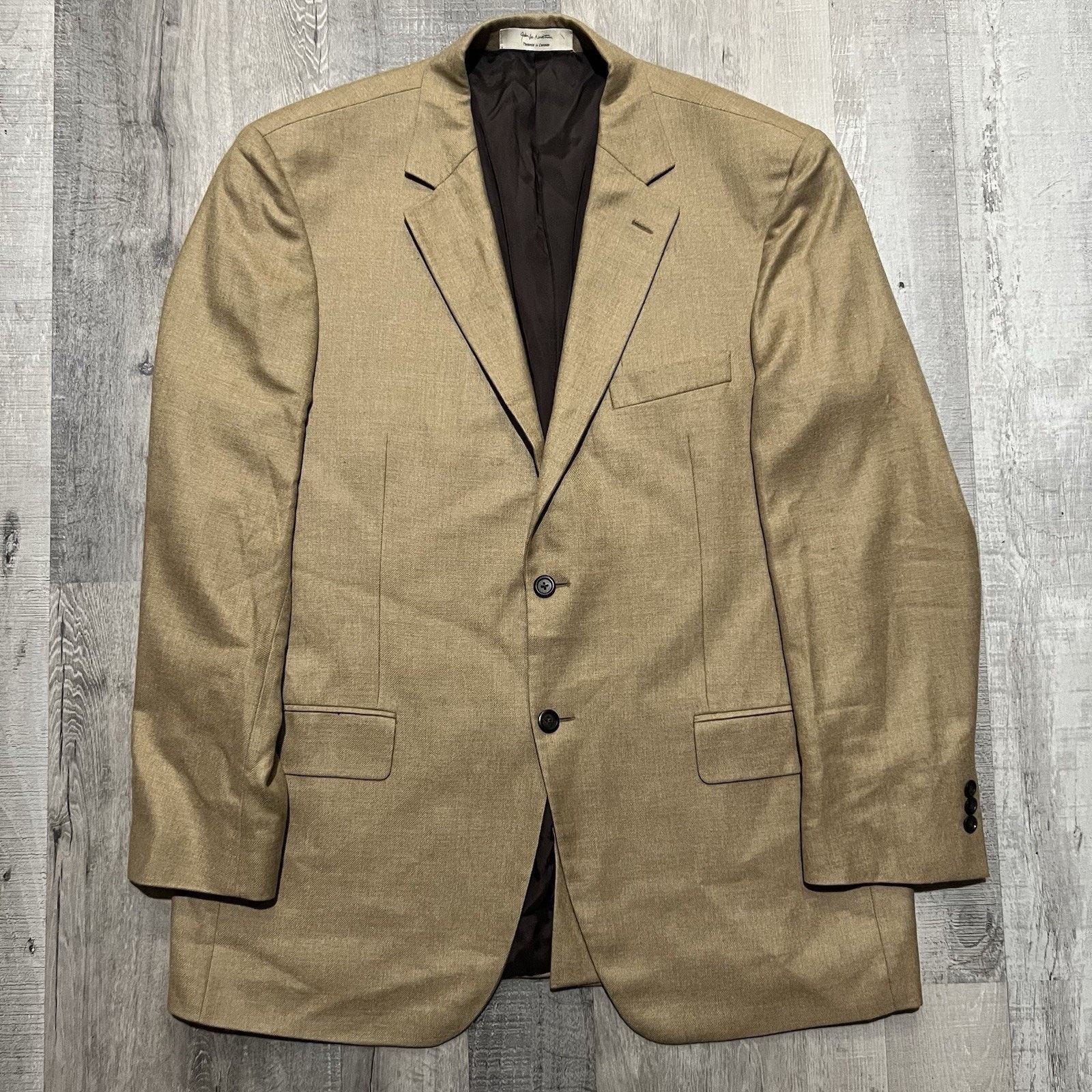 Vintage John W Nordstrom x Loro Piana Pure Cashmere Blazer Jacket Size 44L - 1 Thumbnail