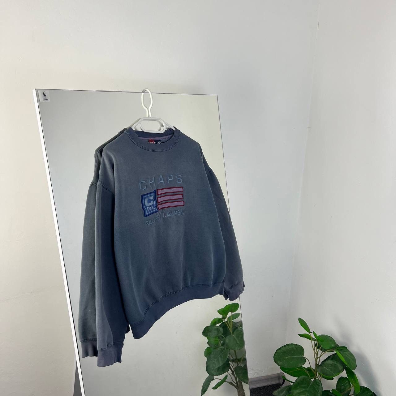 Chaps Ralph Lauren Vintage Y2K Chaps Ralph Lauren Big Logo Boxy Sweatshirt Size US L / EU 52-54 / 3 - 1 Thumbnail