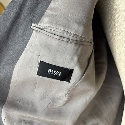 Hugo Boss Hugo Boss Rosselini Movie Blazer Sport Coat Pure Wool 3 Butt Size 40R - 10 Thumbnail