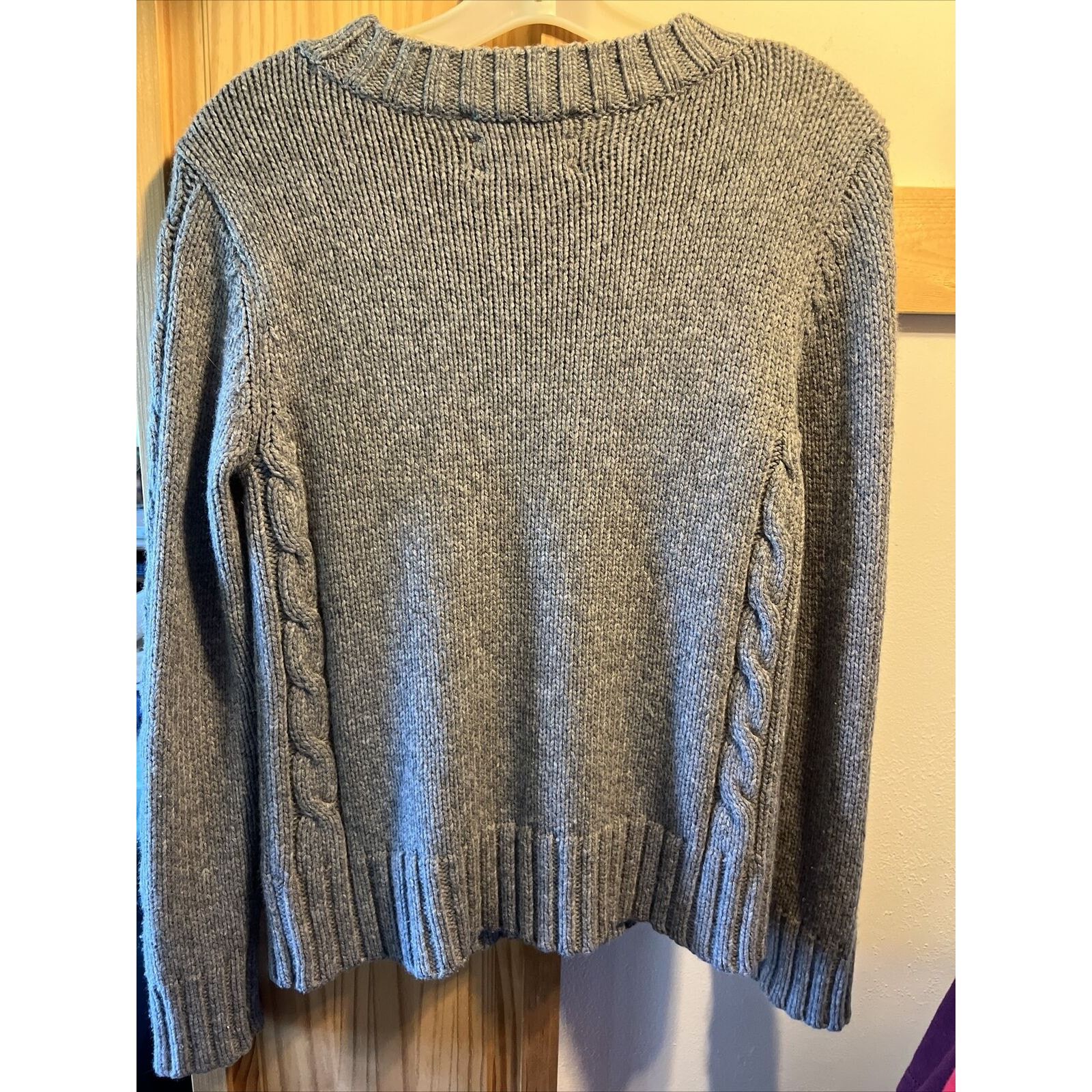 Other VTG Westbound Womens S Wool Blend Sweater Cable Knit Gray Size S / US 4 / IT 40 - 8 Thumbnail