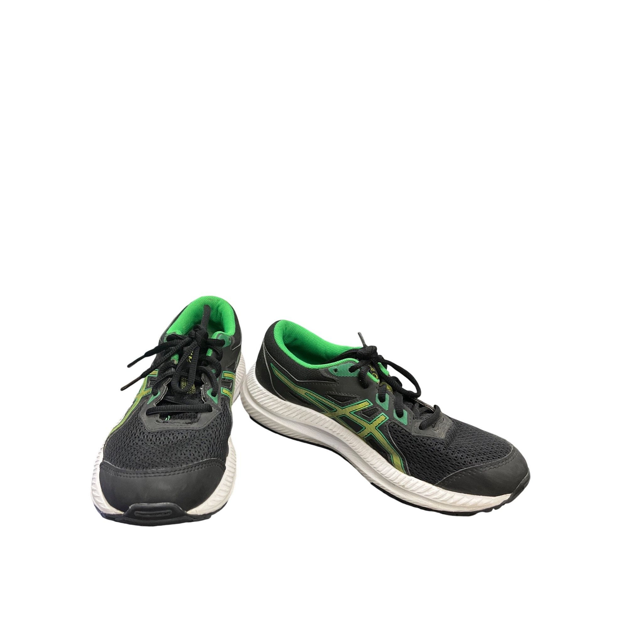 Asics Asics Contend 8 wms black green leather fabric low sneakers Size US 6.5 / IT 36.5 - 1 Thumbnail