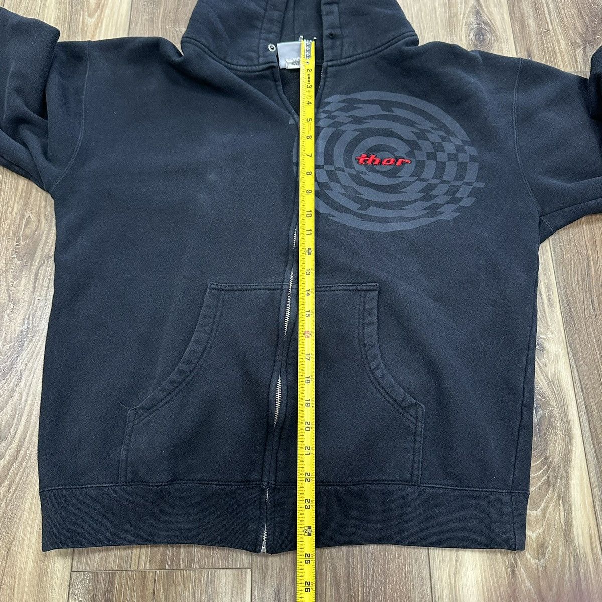 Other Y2K Thor MX Racing Motocross Full Zip Hoodie Made in USA Size US L / EU 52-54 / 3 - 8 Thumbnail