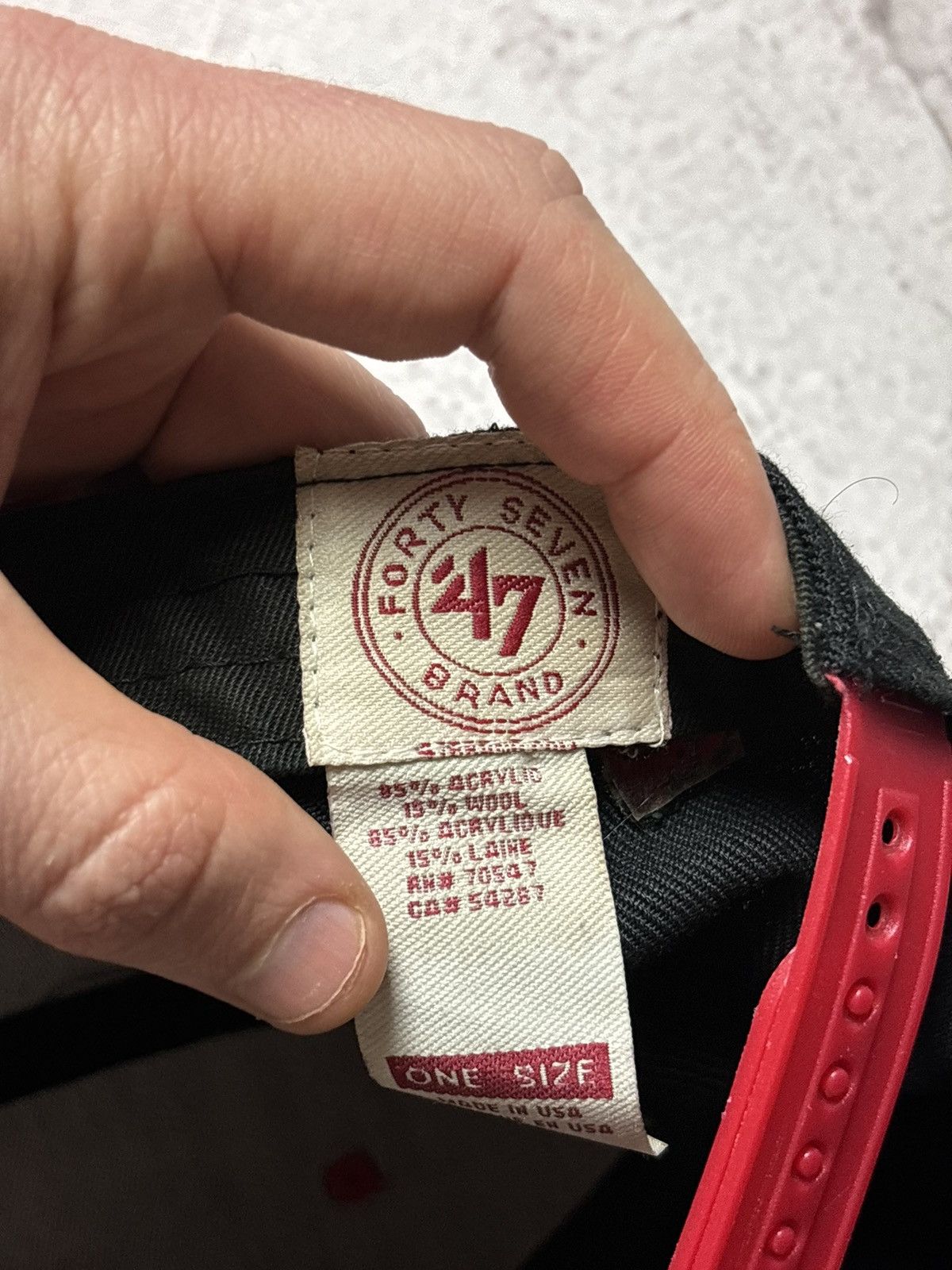 47 Brand Cincinnati Reds Baseball Hat 47 Forty Seven Size ONE SIZE - 6 Thumbnail