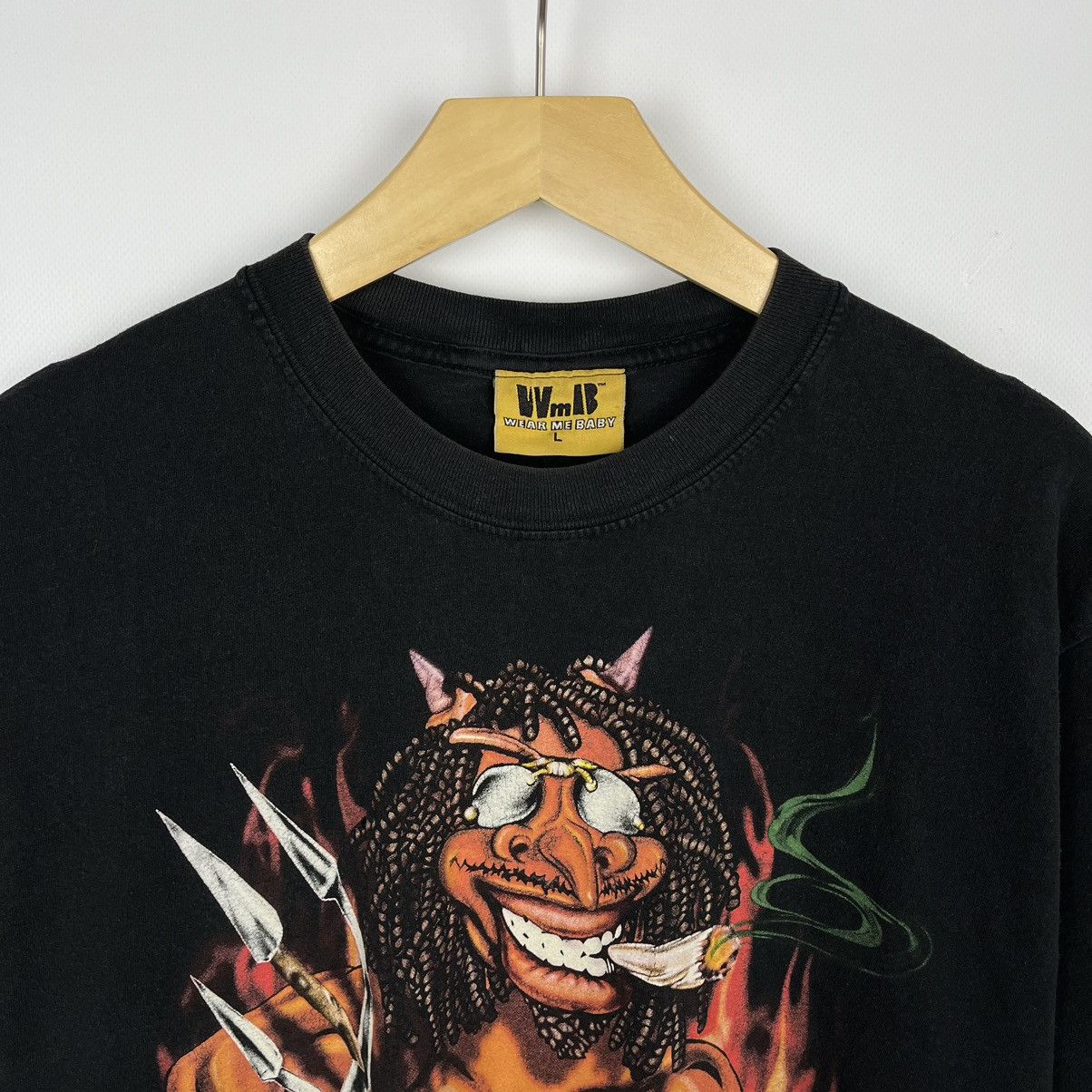 Other Vintage Jamaican Devil 4:20 humor weed faded tee 90’s Size US L / EU 52-54 / 3 - 6 Thumbnail