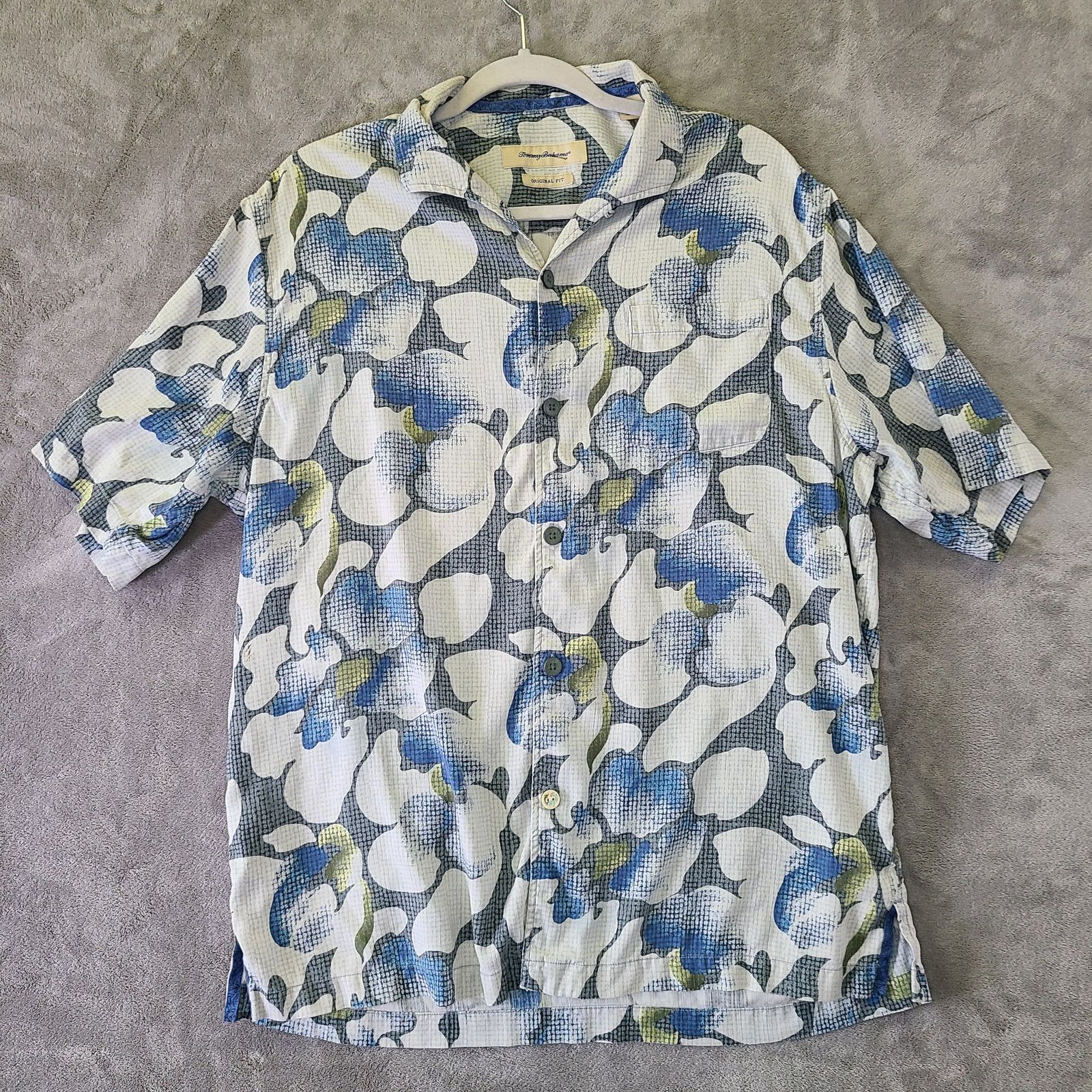Tommy Bahama Tommy Bahama 100% Silk Hawaiia Shirt M Floral Original Fit Size US M / EU 48-50 / 2 - 1 Thumbnail