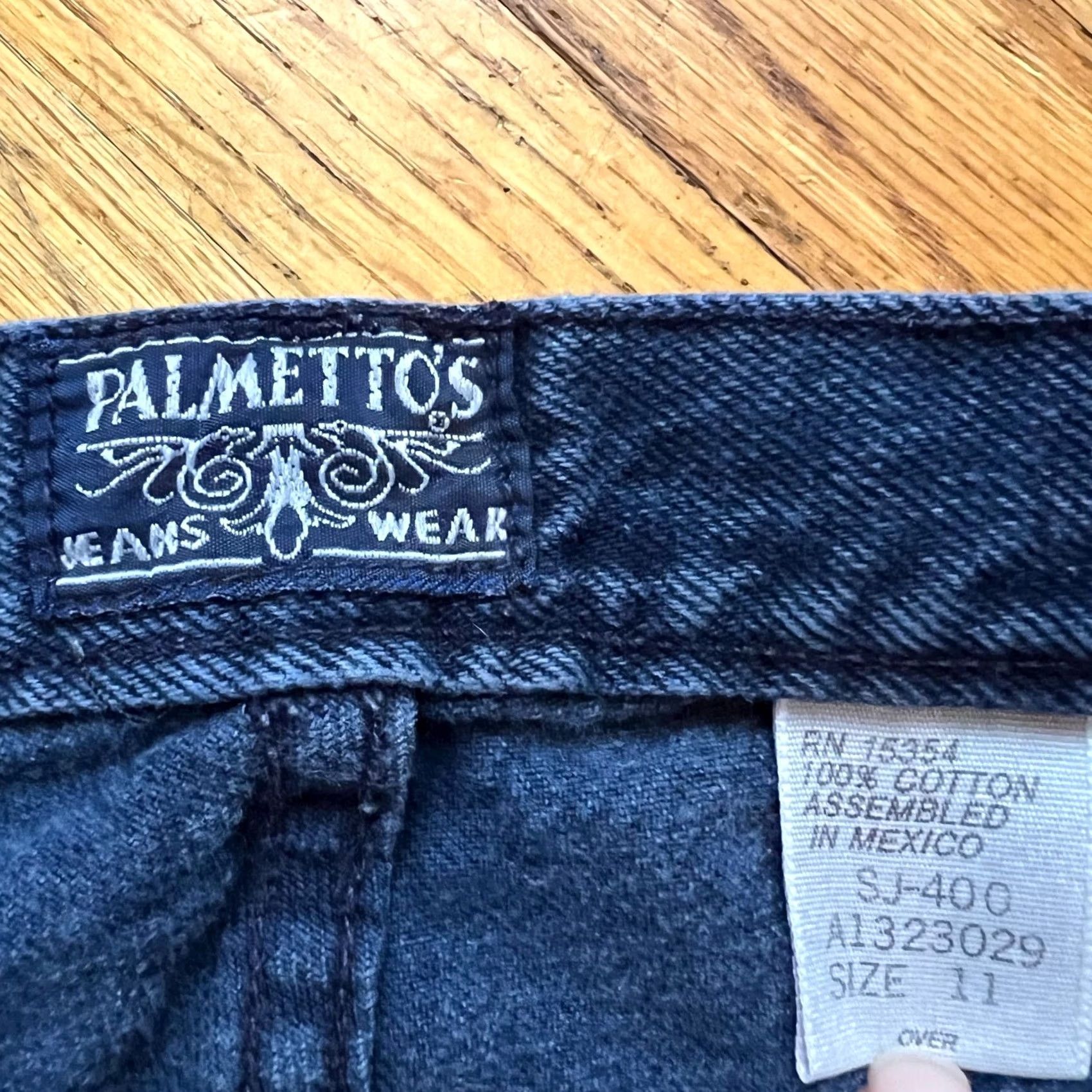 Vintage VINTAGE Palmettos Jeans Womens 11 High Rise 80s Button Front Tapered Mom Blue Womens Jeans 11 High Rise 80s Vintage Button Front Tapered Mom Blue Size 32" / US 10 / IT 46 - 6 Thumbnail