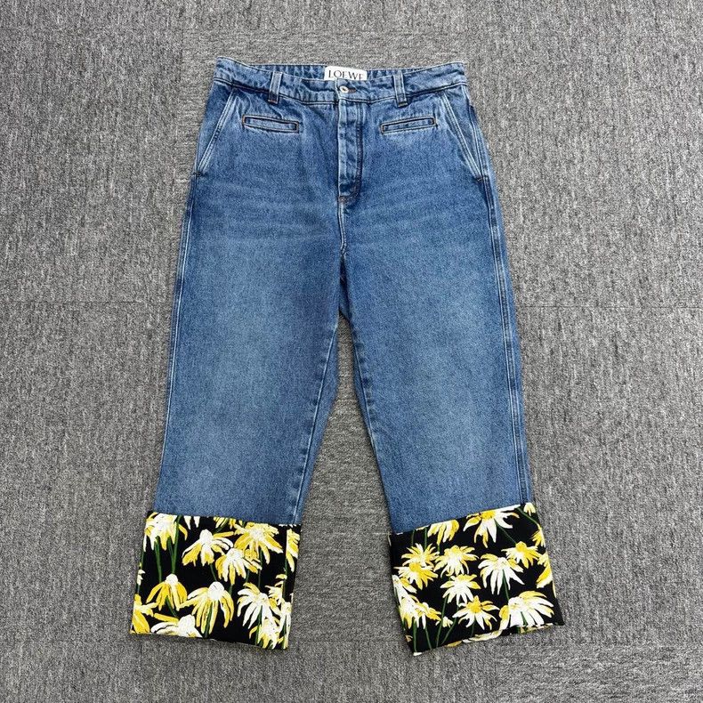 Loewe LOEWE Daisy pattern fisherman's pants Size 32" / US 10 / IT 46 - 1 Thumbnail