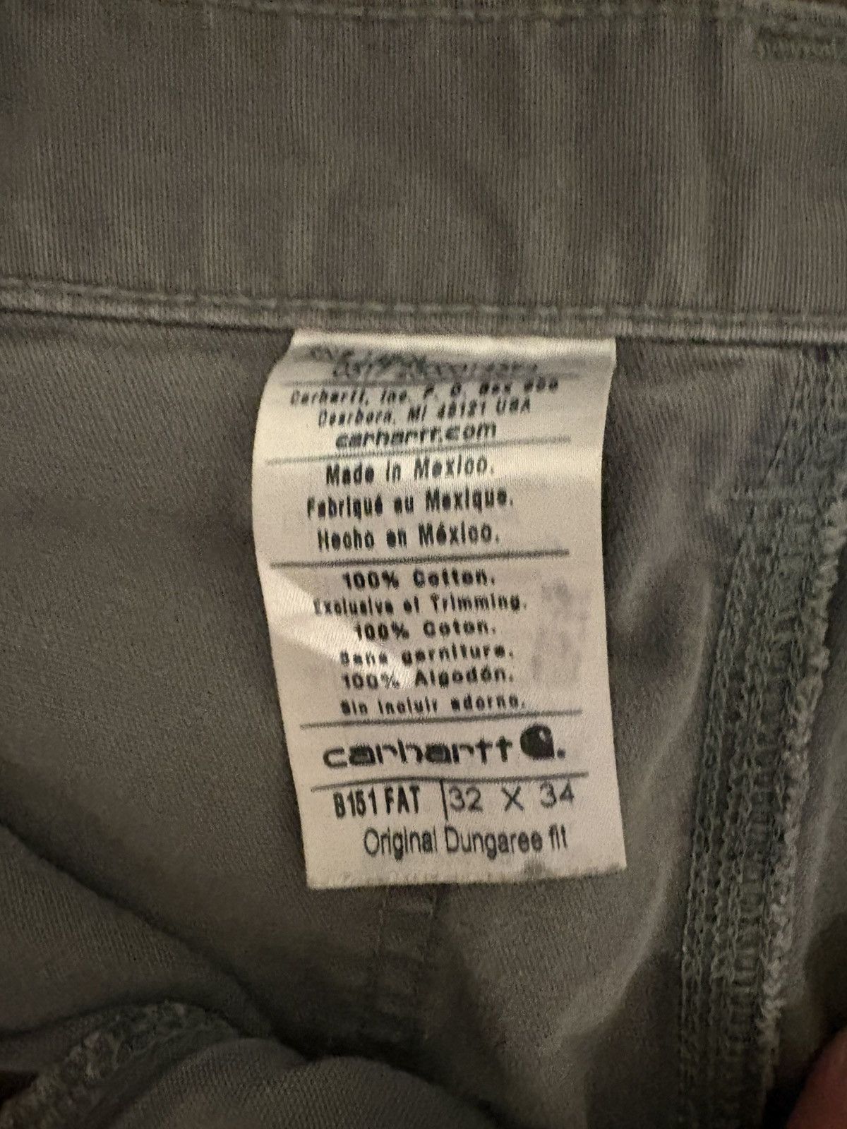 Carhartt Grey Carhartt Work Pants Size US 32 / EU 48 - 5 Thumbnail